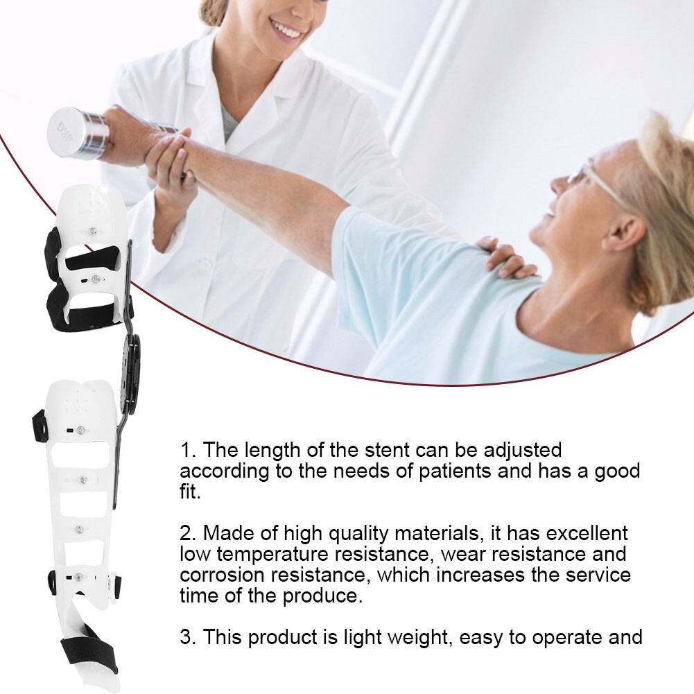 Adjustable Hinged Elbow Joint Arm Fixed Brace Support Splint Orthosis Band
