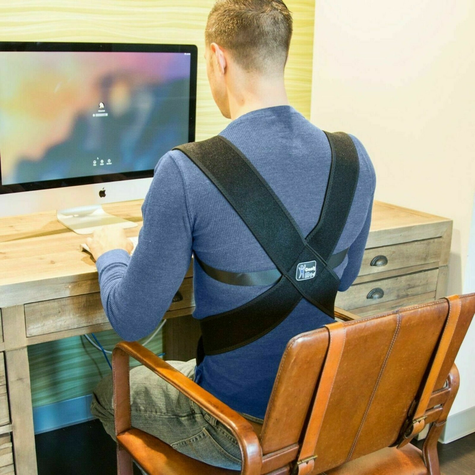 ComfyMed Posture Corrector Shoulder Straight Brace – Lower Back Pain Relief