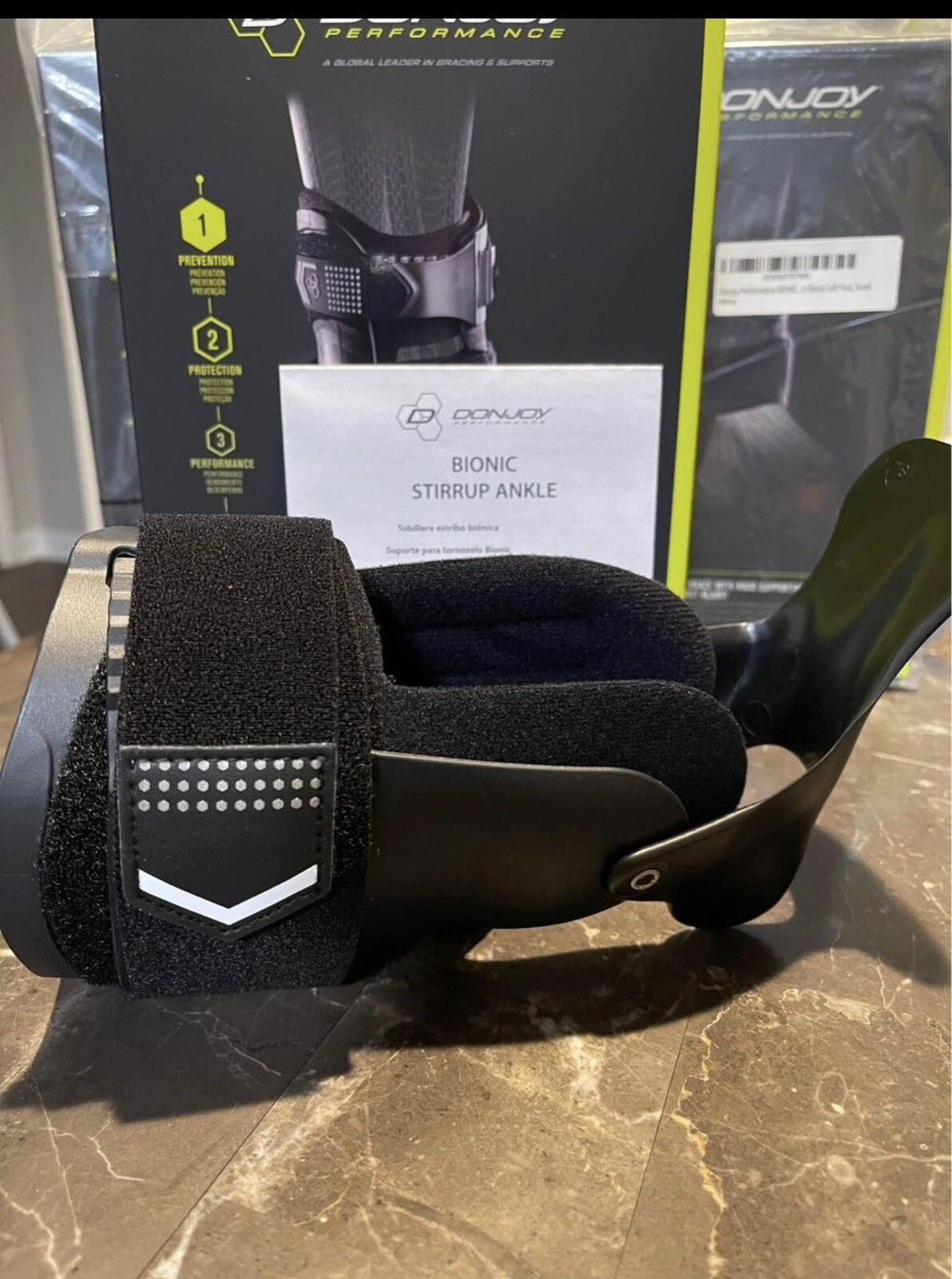 Don Joy performance bionic stirrup ankle brace