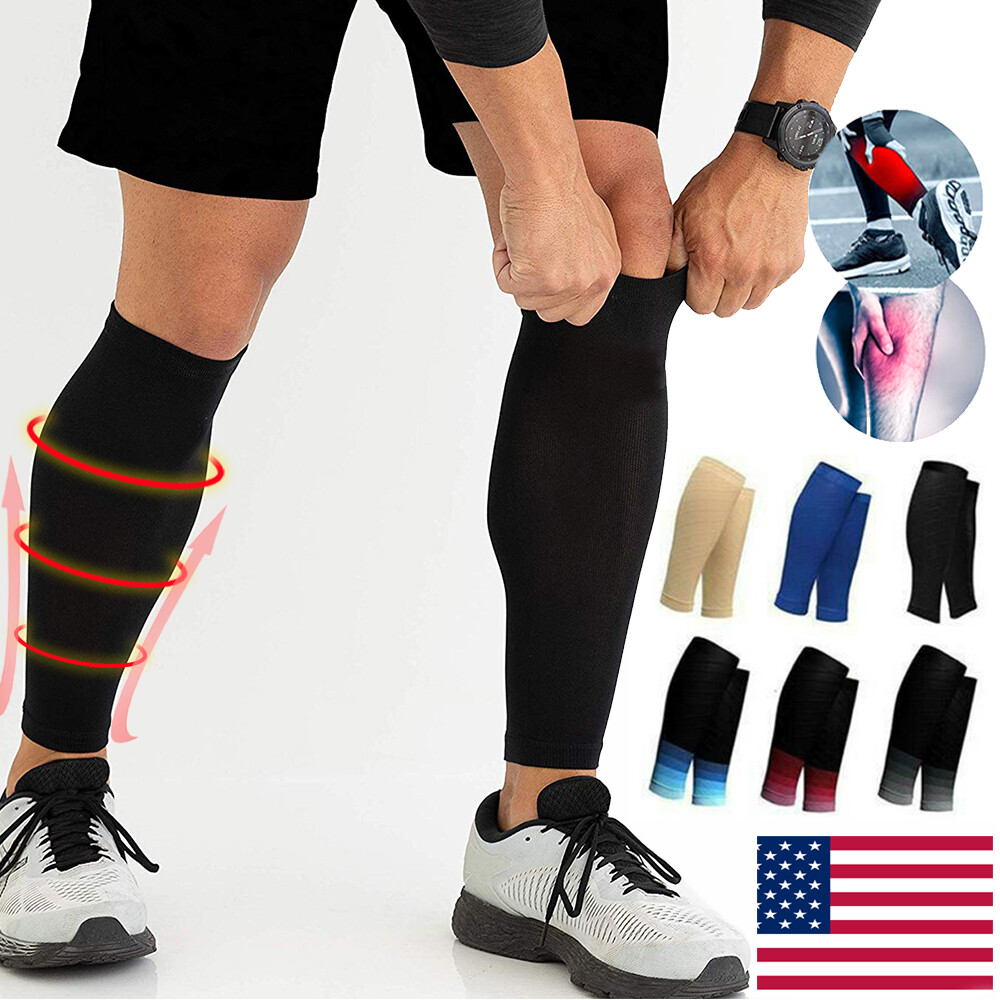 CFR Calf Compression Sleeve Leg Support Shin Exercise Sports Running Pain Relief