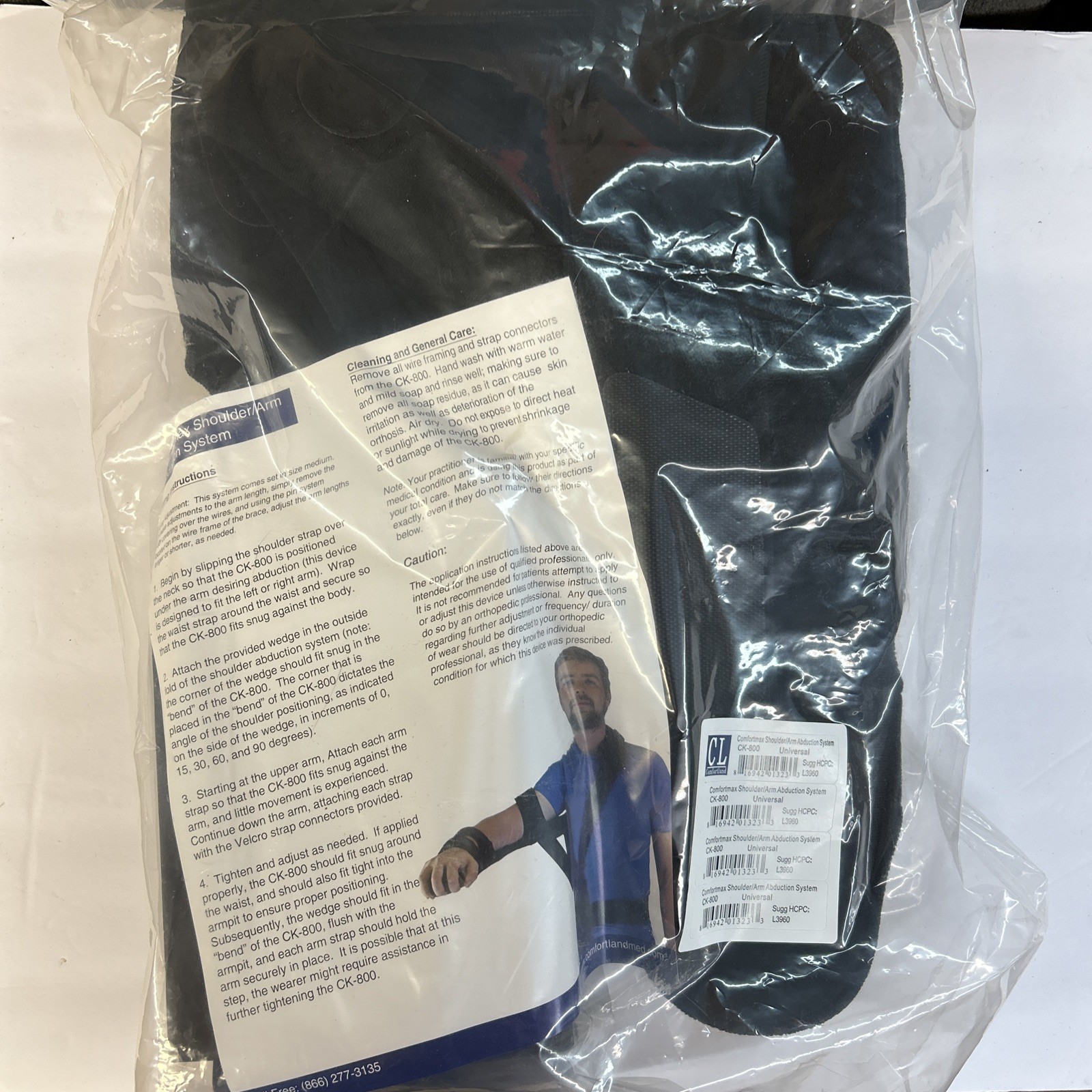 COMFORTLAND Comfortmax CK-800 Universal Shoulder Arm Abduction Rehab System NEW