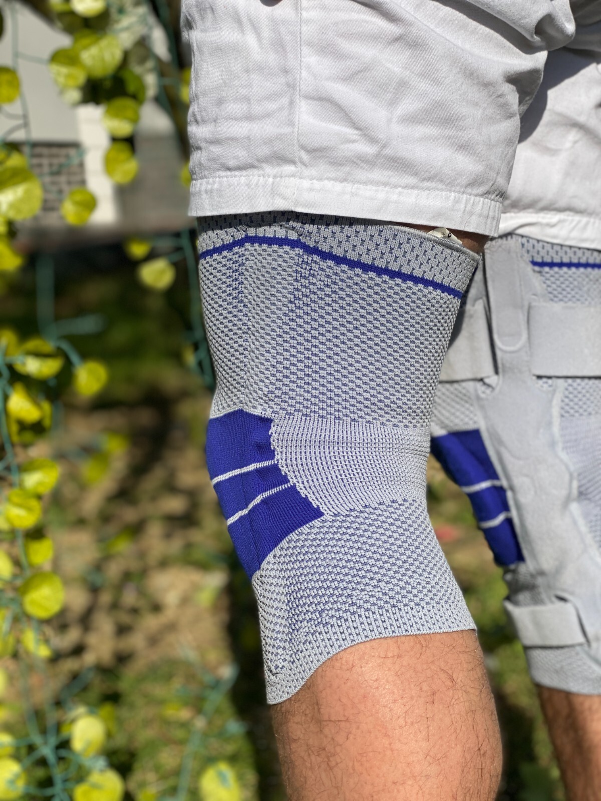 Bauerfeind GenuTrain Size 6 Knee Joint Brace Patella Support Meniscus Sleeve ACL