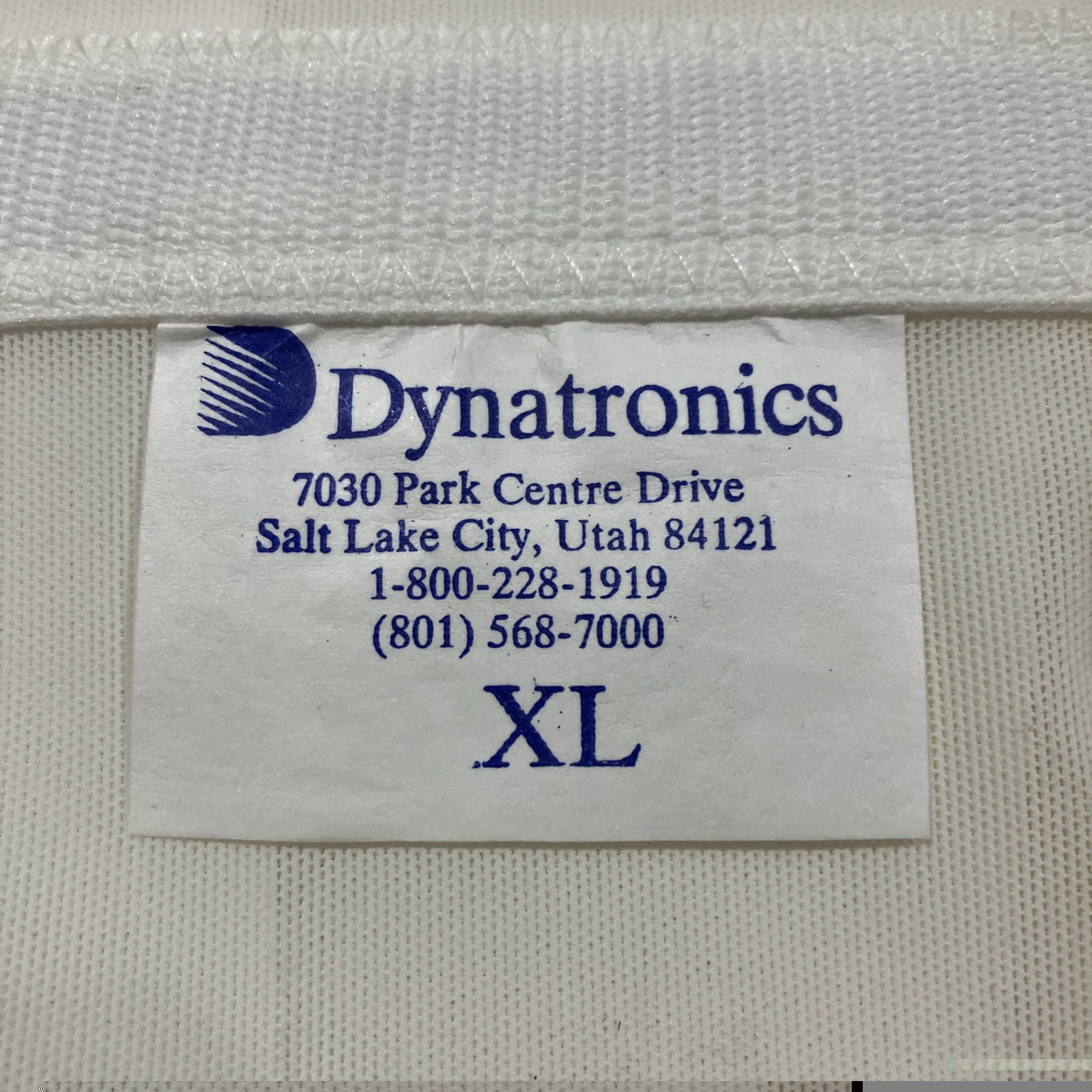 Dynatronics Industrial Lumbar Support W/ Breathable Mesh 9” Tall XL Vintage ‘94