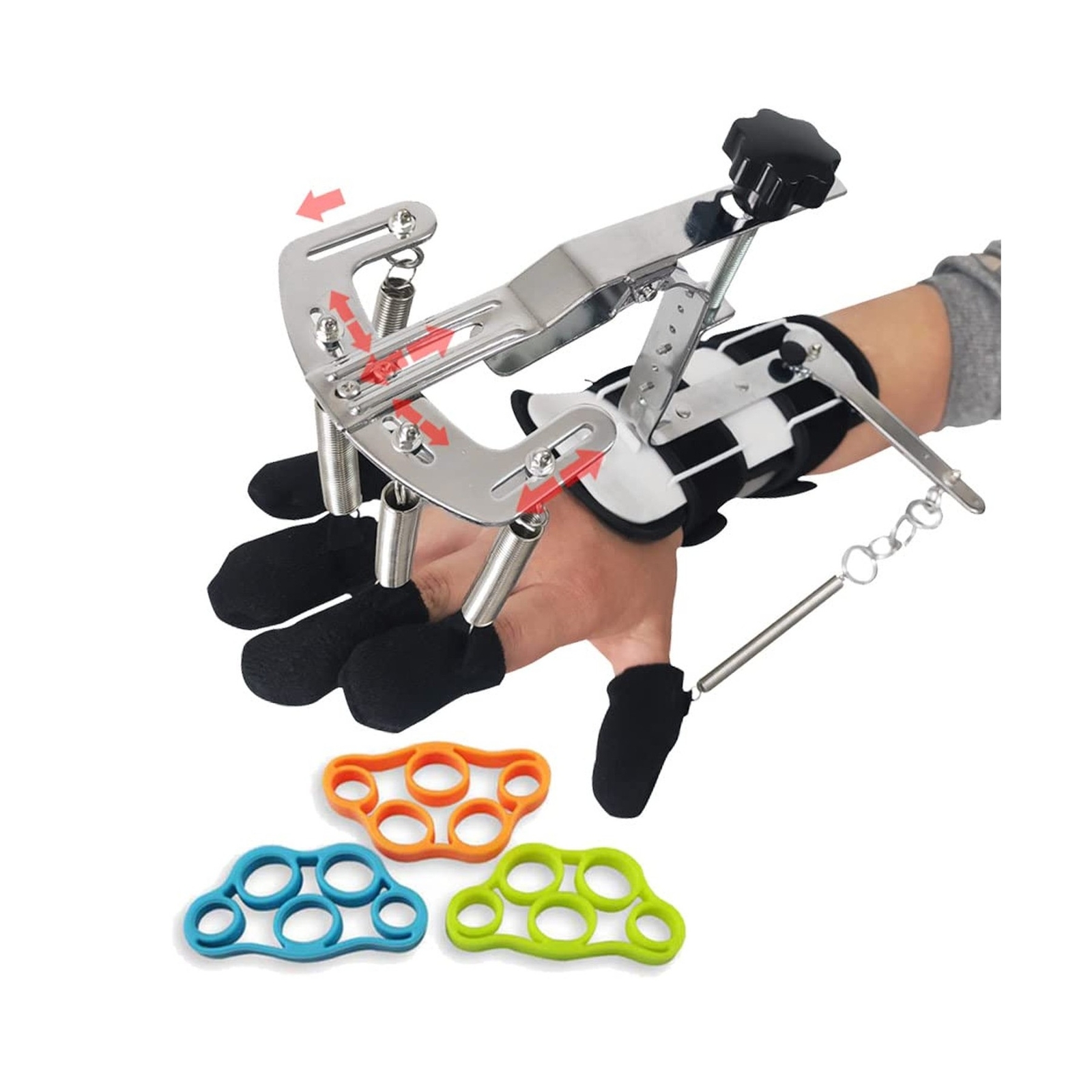Patent Dynamic Wrist finger Orthosis for Hand Finger Muscle Strength Rehabili…