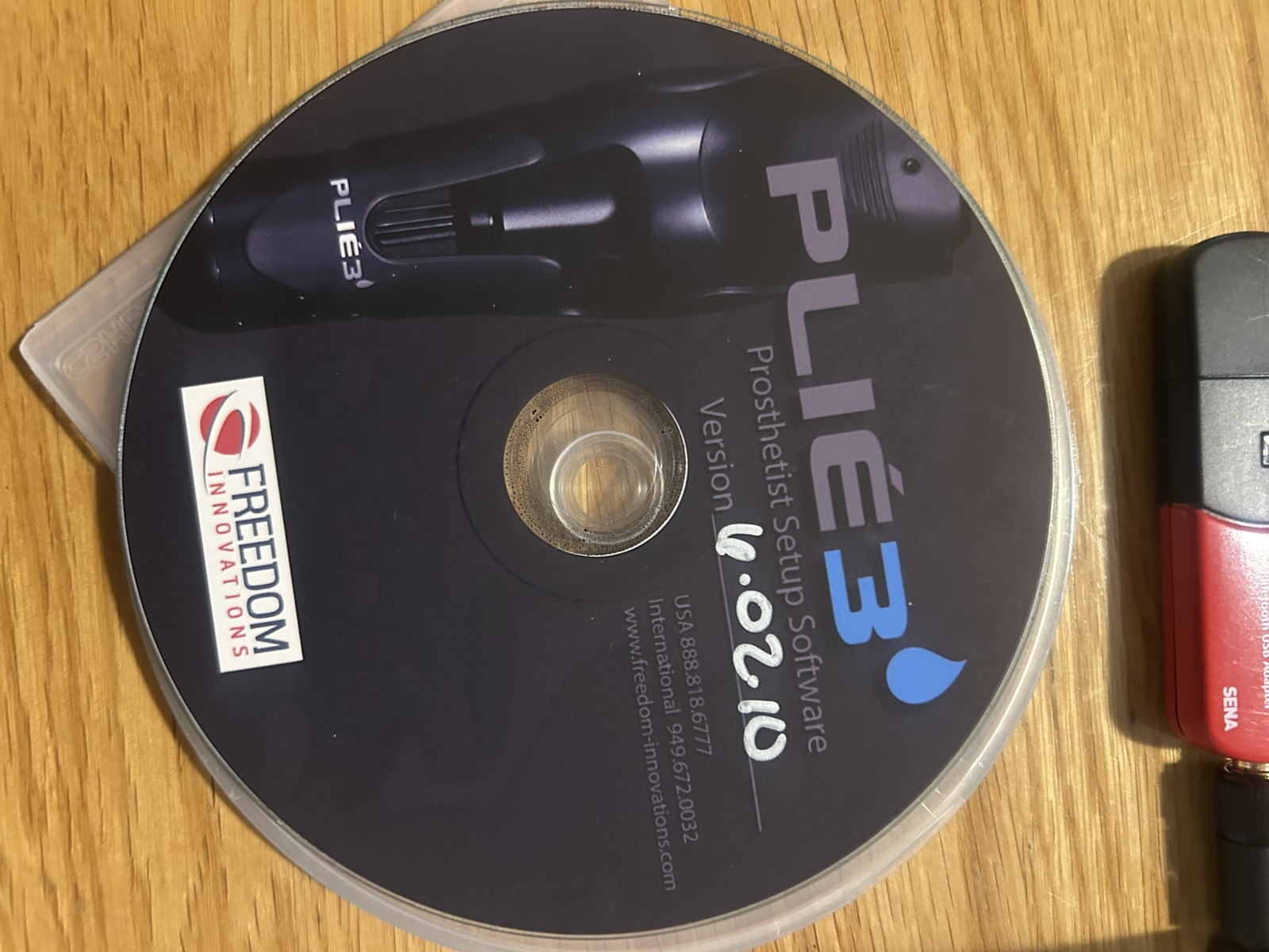 Prosthetist Set Up Software Plie 3.0 Microprocessor Prosthetic Knee and Dongle
