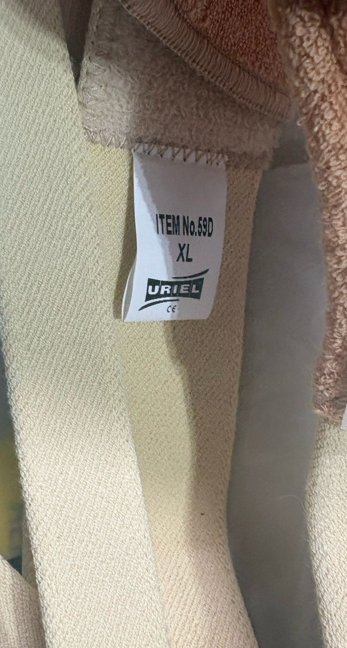 Uriel Hernia Belt Dual-Sided Support Cushions Included Adjustable Beige XL