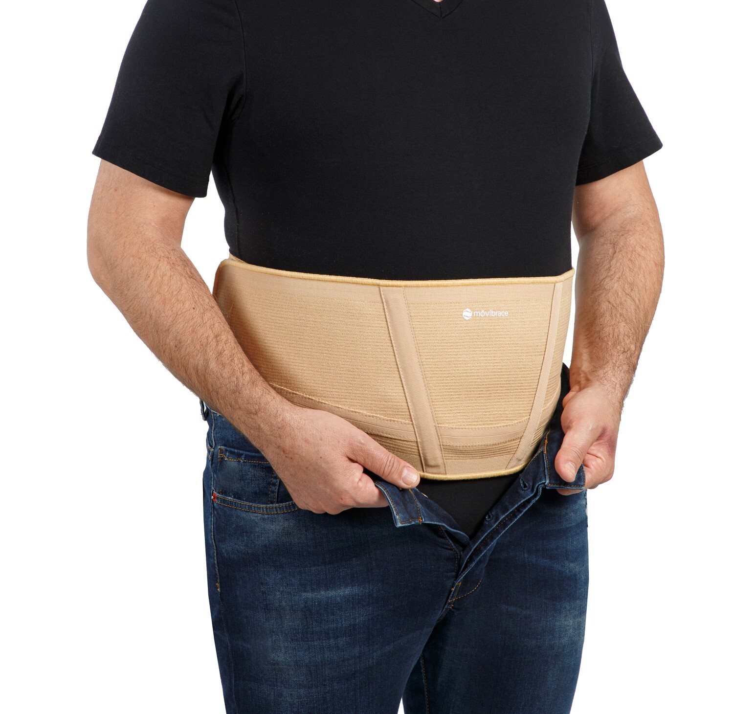Movibrace Abdominal Belt for Hanging Belly, Weak Abdominal and Lower Back Muscle