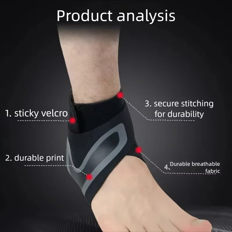 Ankle Brace Support Compression Sleeve Plantar Fasciitis Pain Relief Foot Wrap