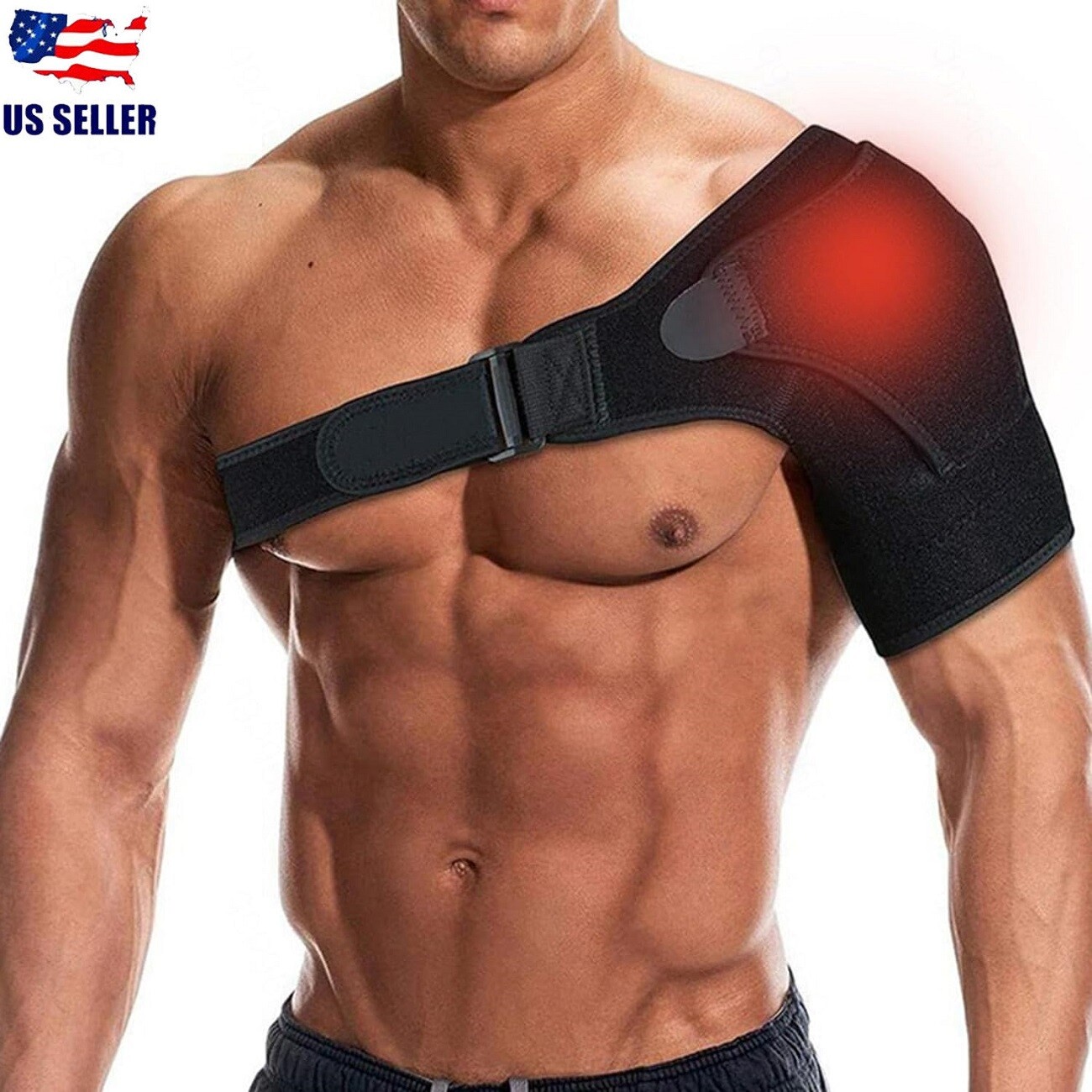 Left/Right Shoulder Brace Rotator Cuff Support Injury Dislocate Compression Wrap