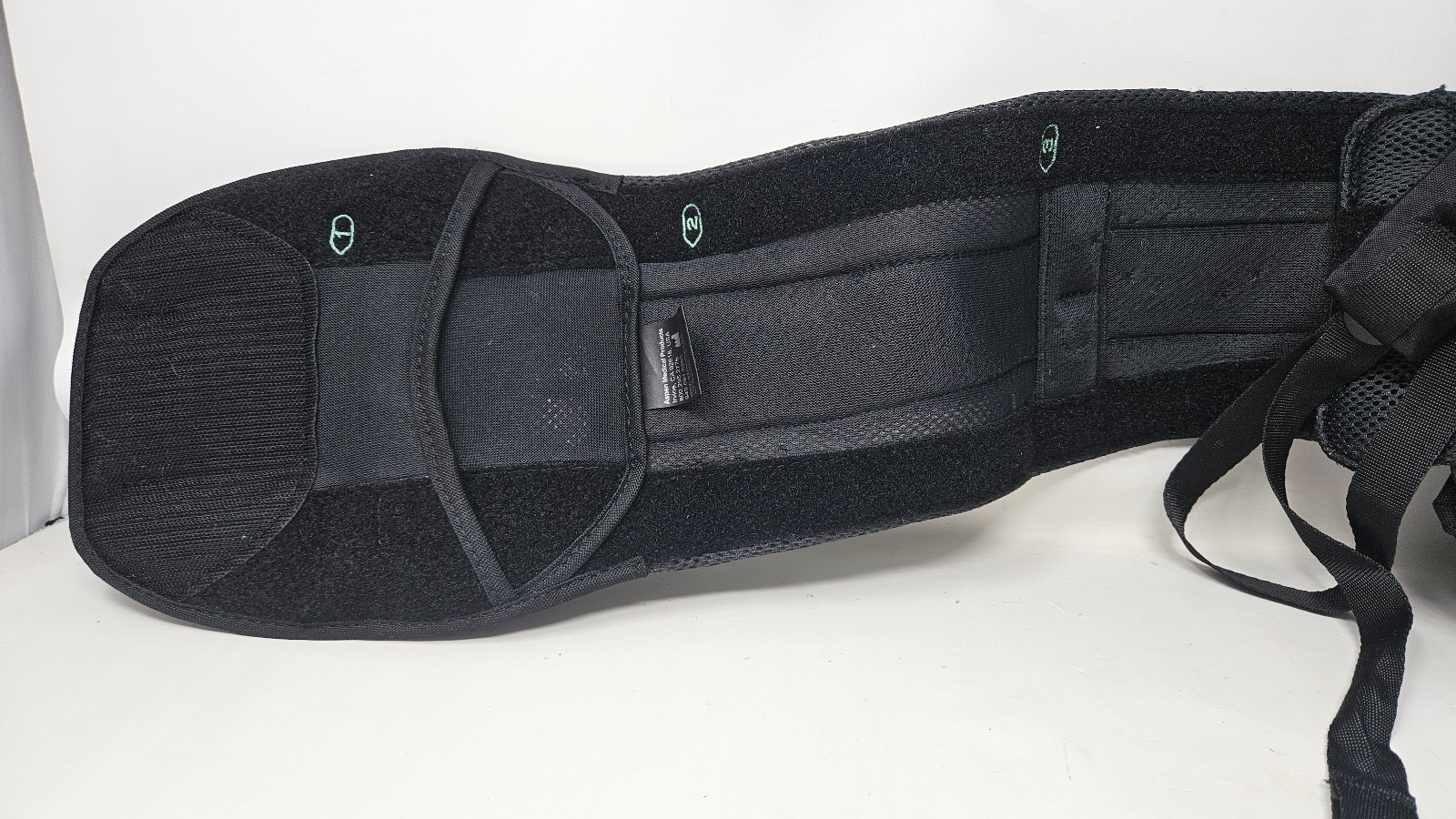 Aspen Horizon Adult One Size Adjustable Back Brace Black