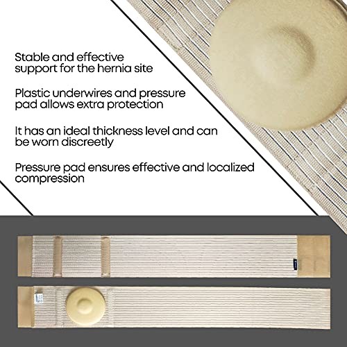 Umbilical Hernia Belt for Men and Women – Abdominal Support X-Large (Pack of 1)