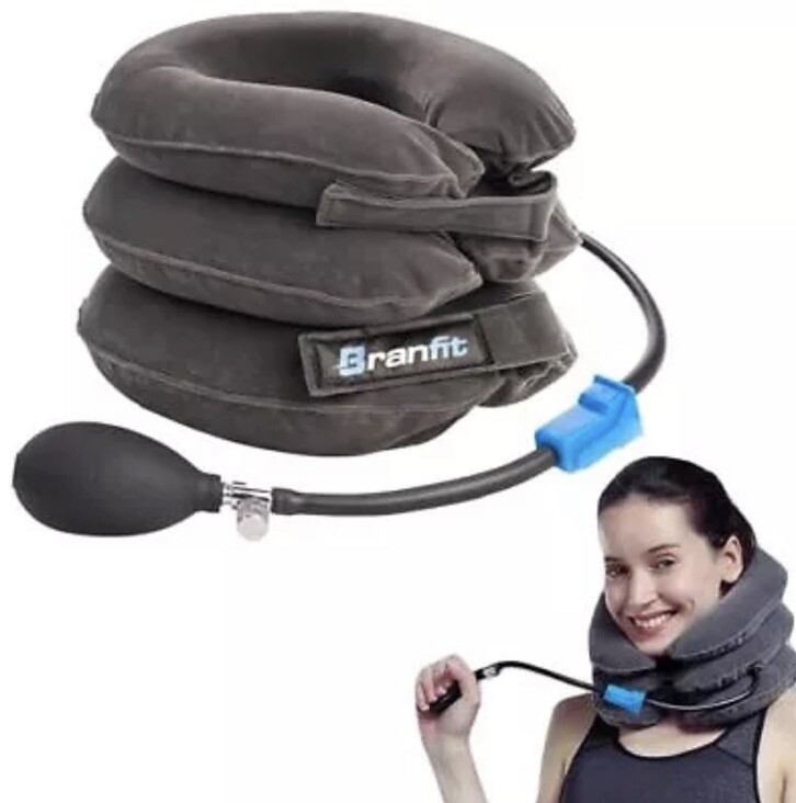 Cervical Neck Traction Device Pro – Neck Brace Adjustable Neck Support and Neck