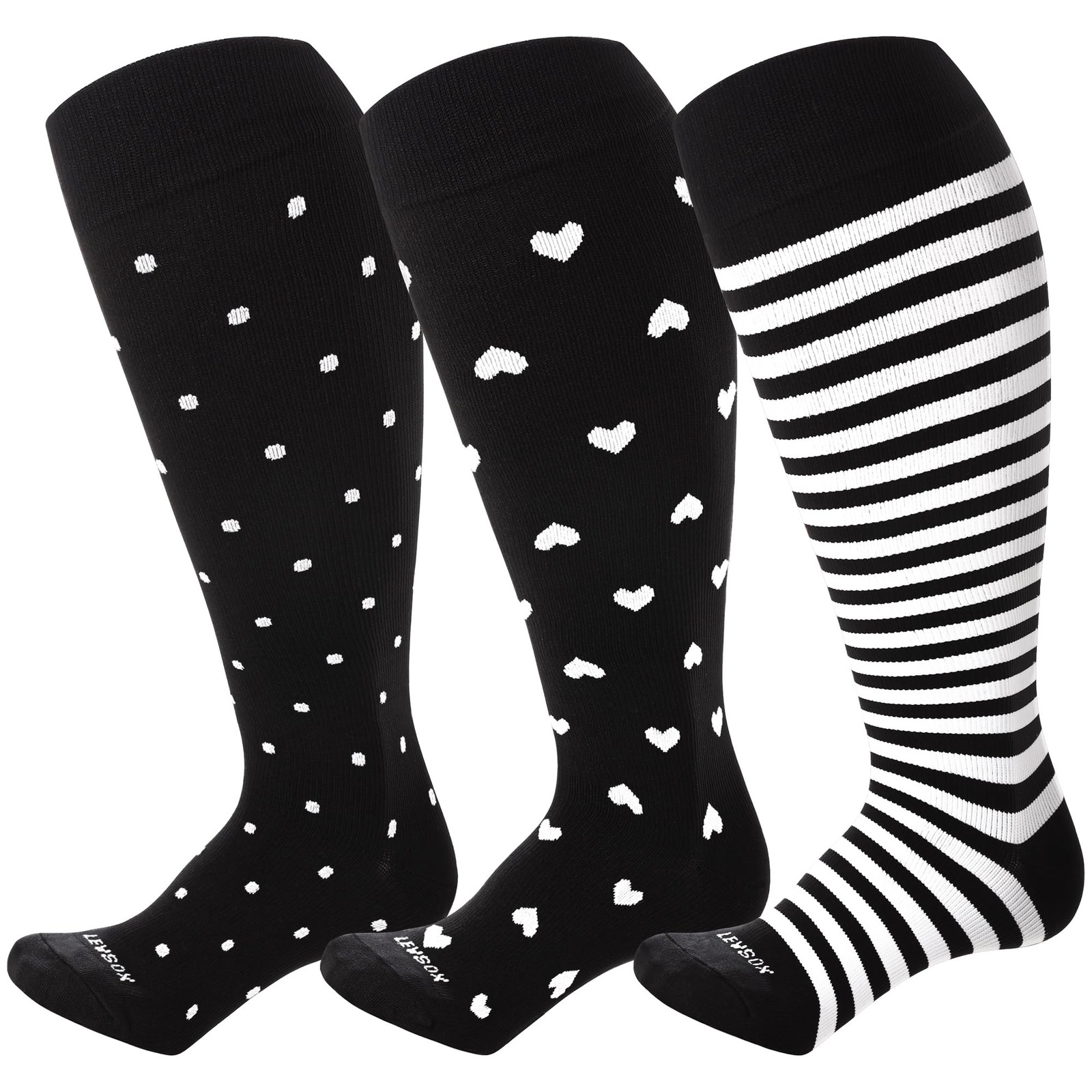 Wide Calf Compression Socks for Women Men Plus Size 1520 mmHg Extra Large Kne…