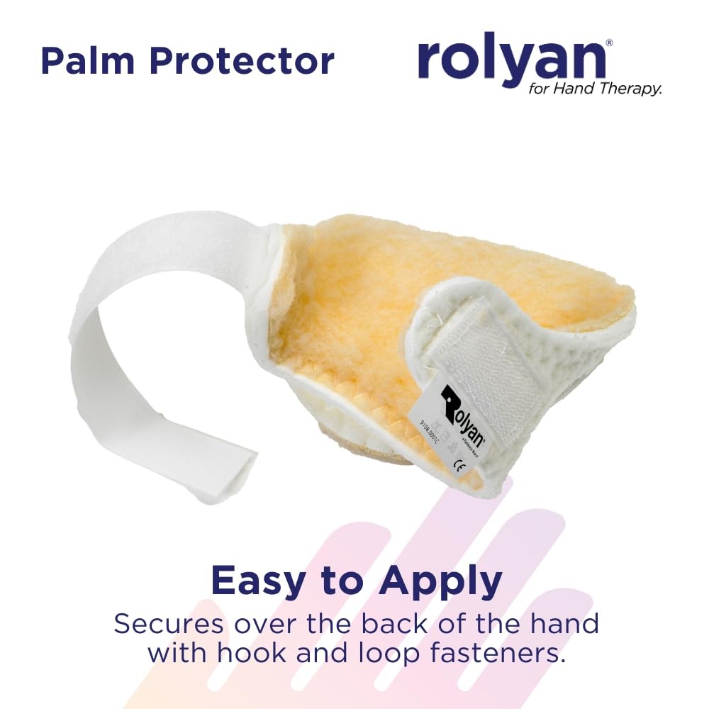 Rolyan Palm Protector for Right Hand, Right Handed Glove for Finger Contractu…