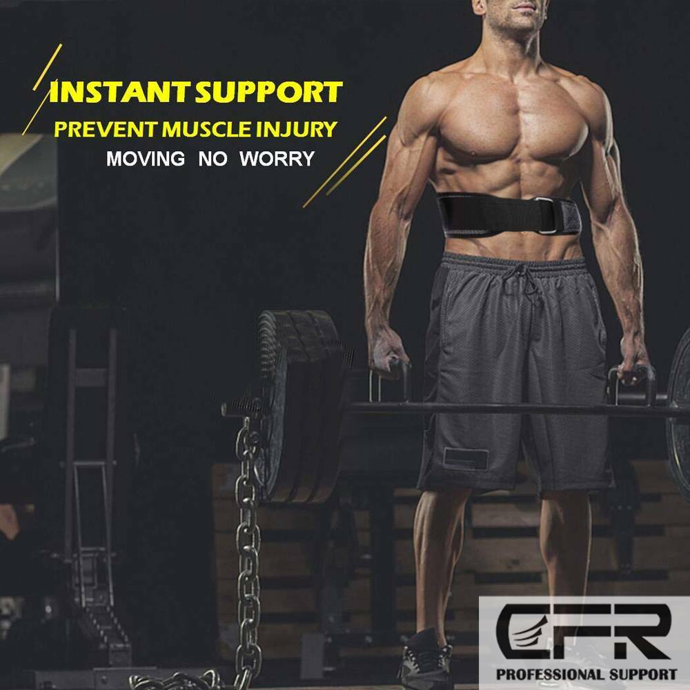 Adjustable Lumbar Support Lower Waist Back Belt Brace Posture Pain Gym Men Women