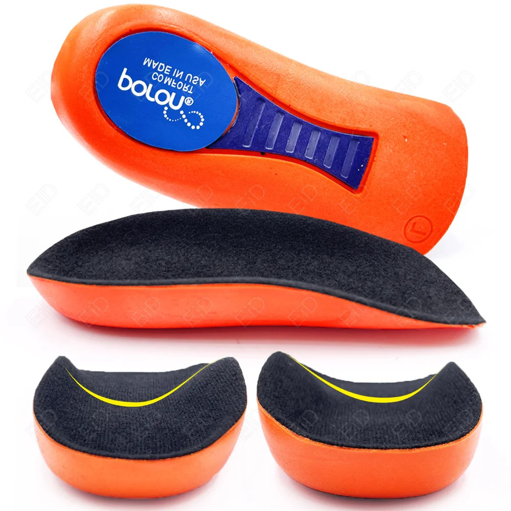 Half Orthopedic Insoles for Men Women Foot Heel Spurs Pain Cushion Foot Massager