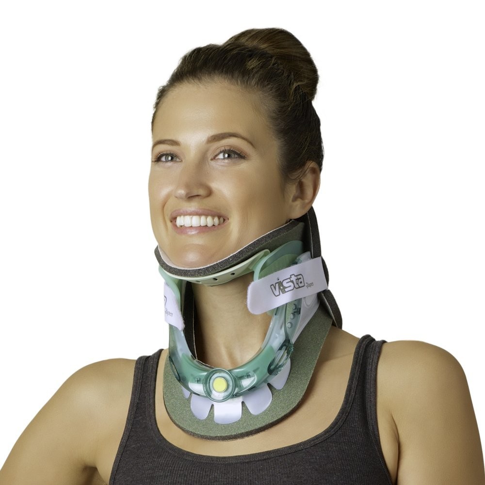 Cervical Collar Neck Brace – 2-Piece Adjustable Support for Neck Pain Relief – 6