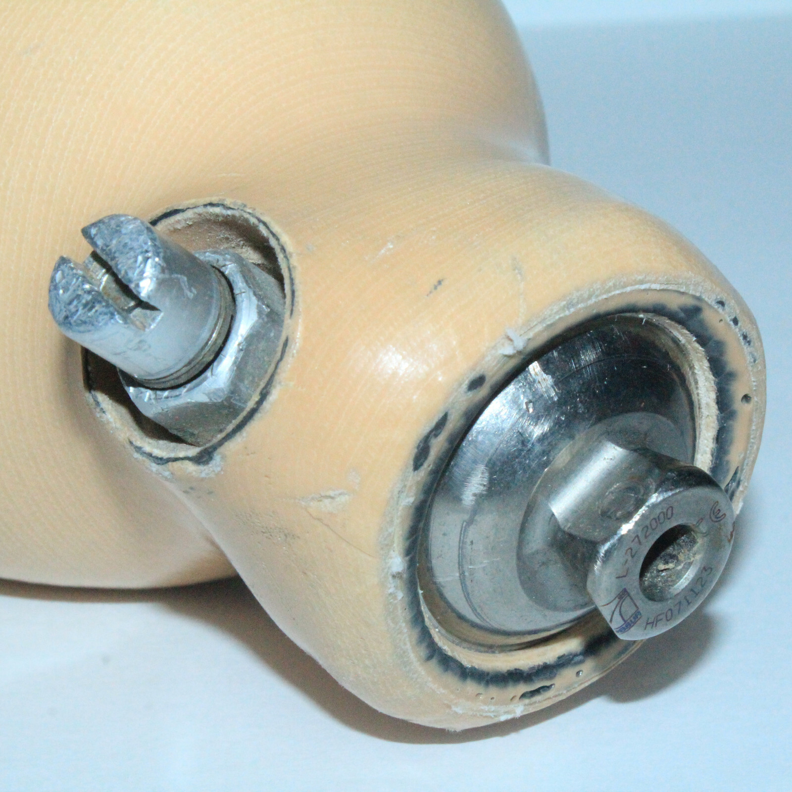 GORGEOUS Above-Knee Large Clean Prosthetic Thigh Socket w Ossur Adapter BASE