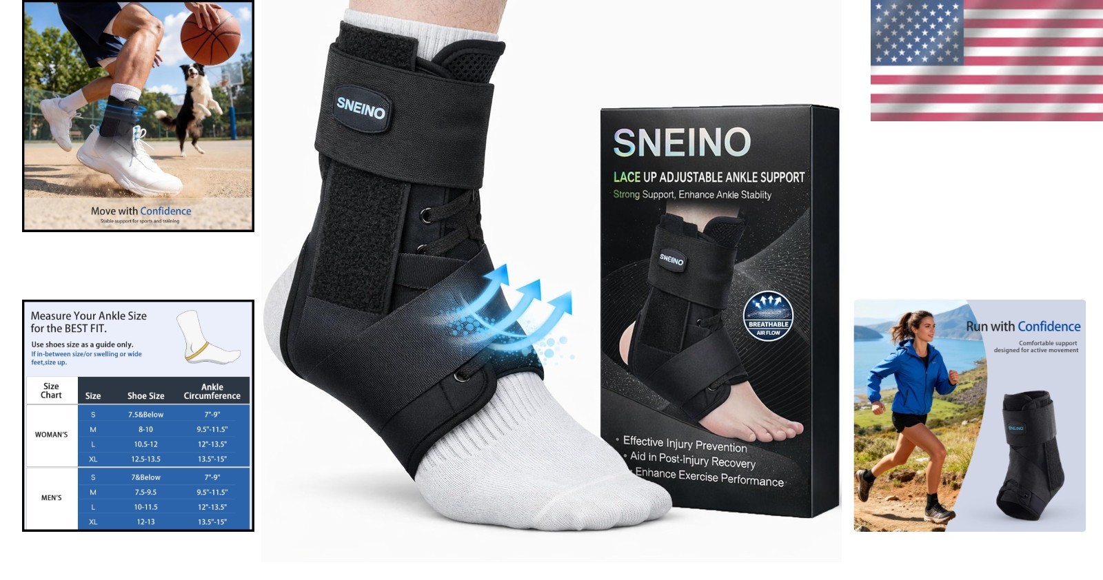 Achilles Tendon Ankle Support for Running, Basketball