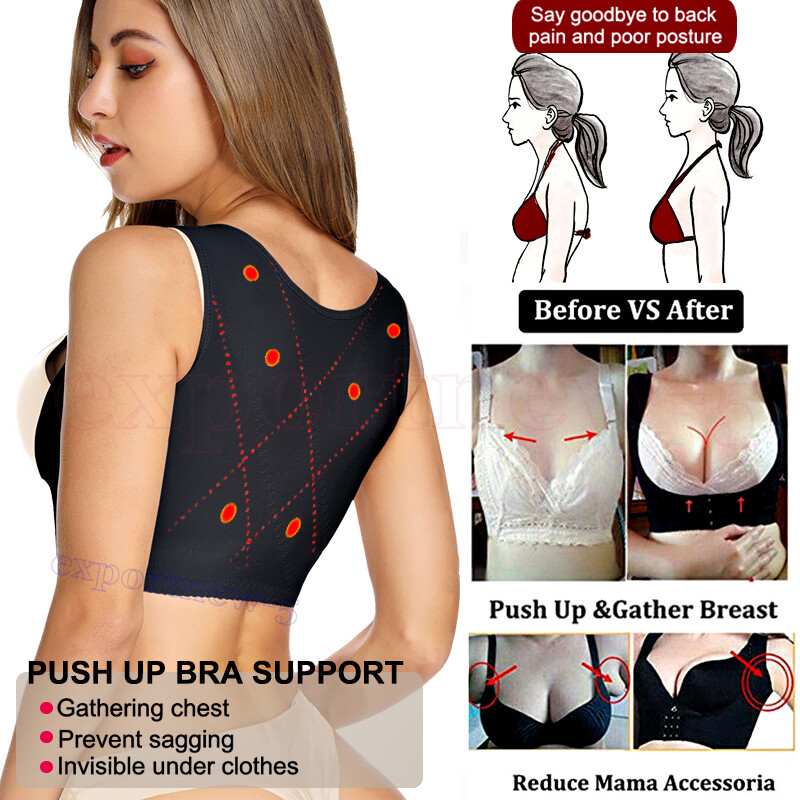 Chest Up Shapewear for Women Tops Back Support Posture Corrector Under Clothes