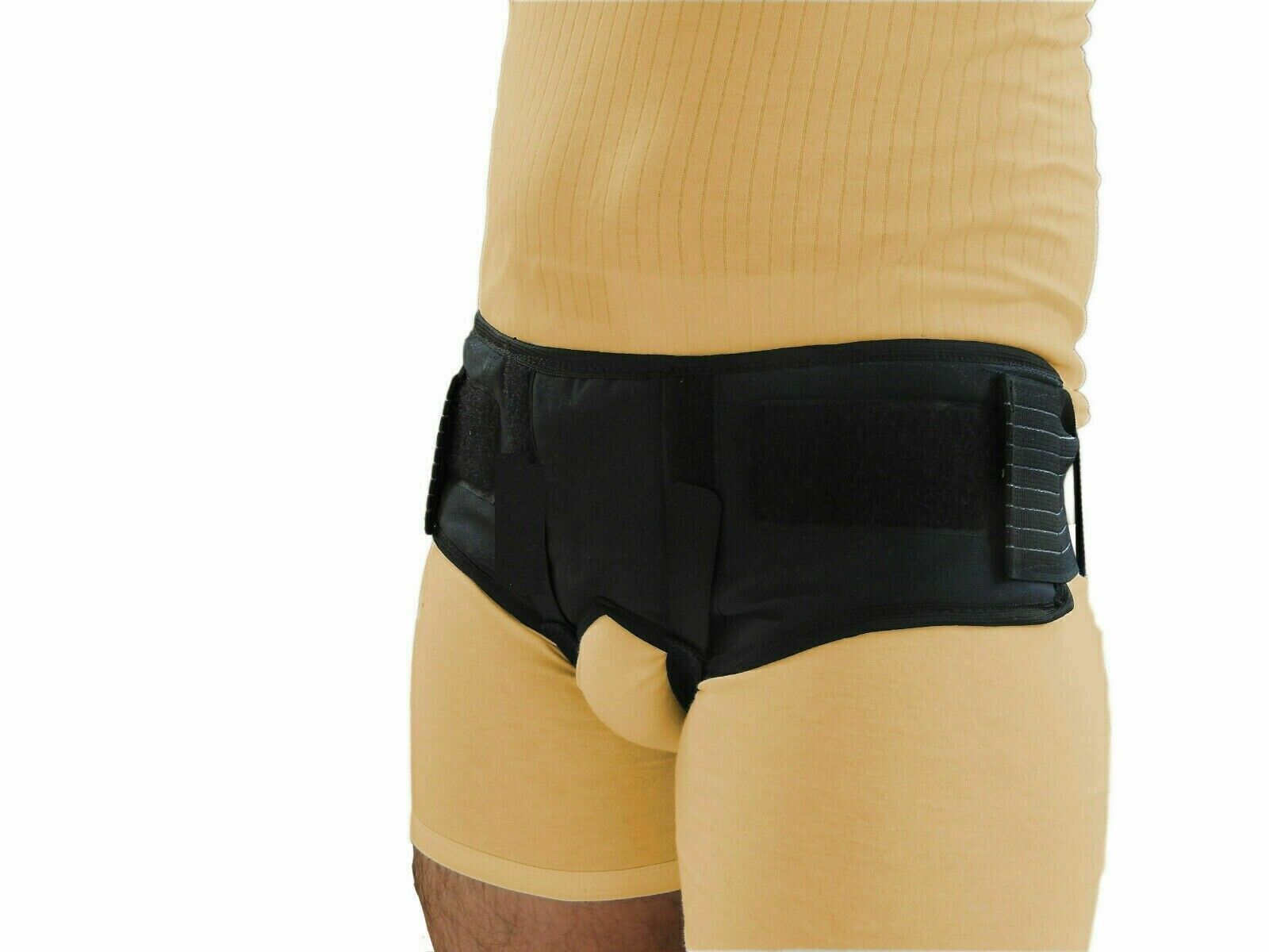 Inguinal Hernia Support Belt Double Groin Hernia Pain Relief Truss Brace For Men