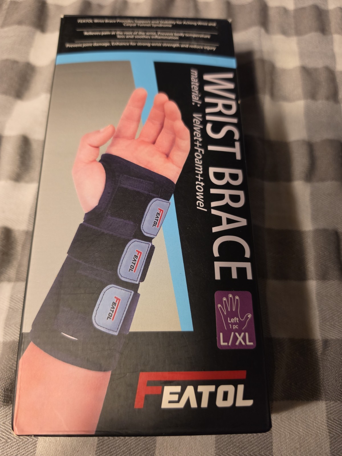 Left Wrist Brace Size L/XL