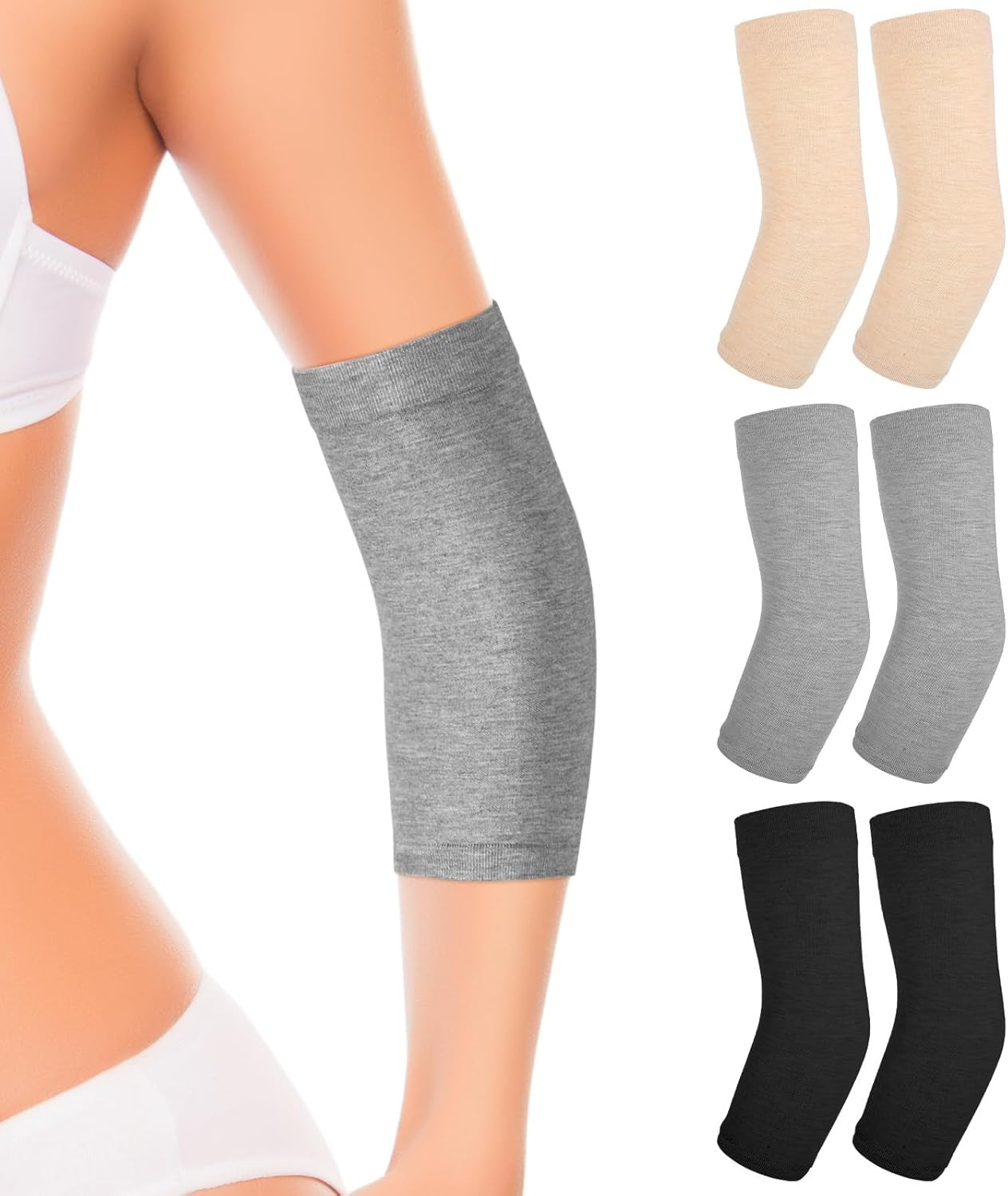 3 Pairs Forearm Tattoo Cover Up Sleeves Band Compression Sleeve