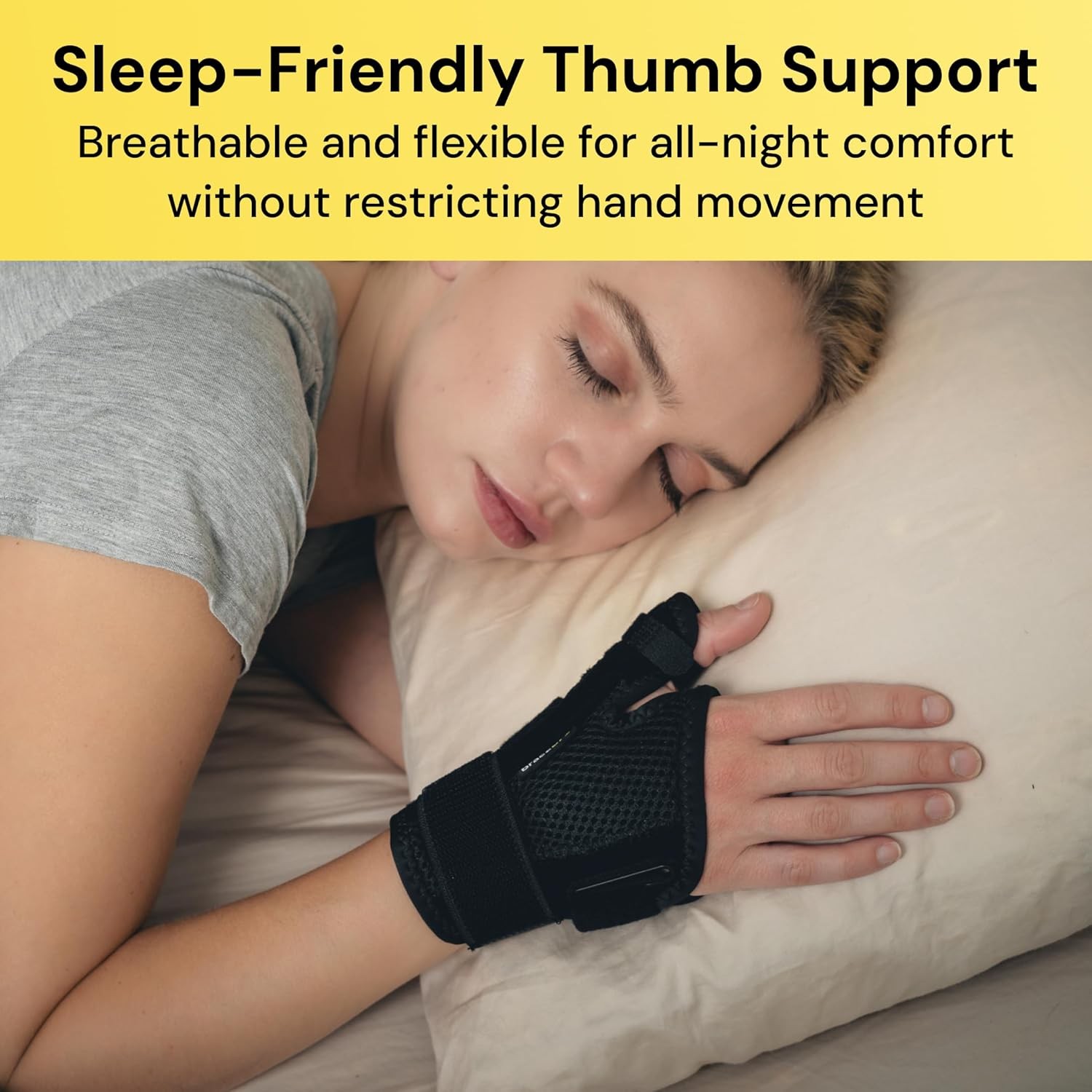 BraceUP Thumb Spica Splint Brace Right Left Hand Women and Men