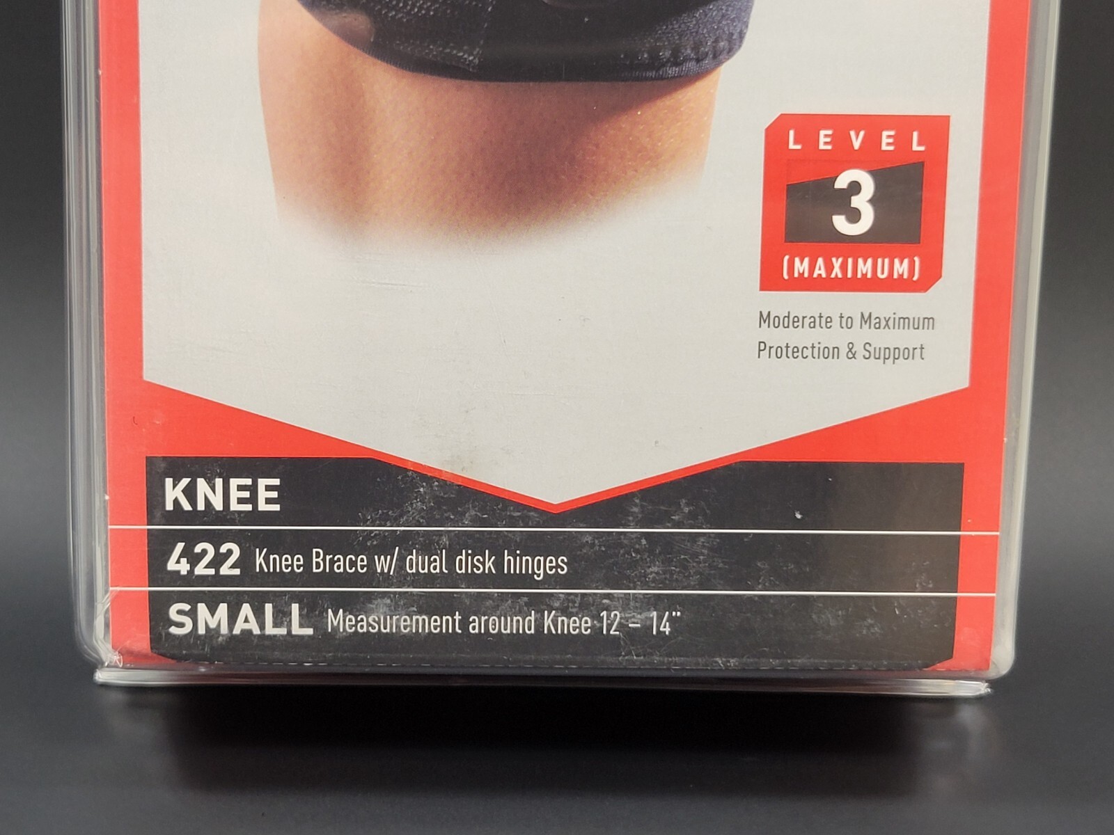 Mcdavid 422 Knee Brace w/ Dual Disk Hinges Size S SMALL 12″-14″ Level 3 Support