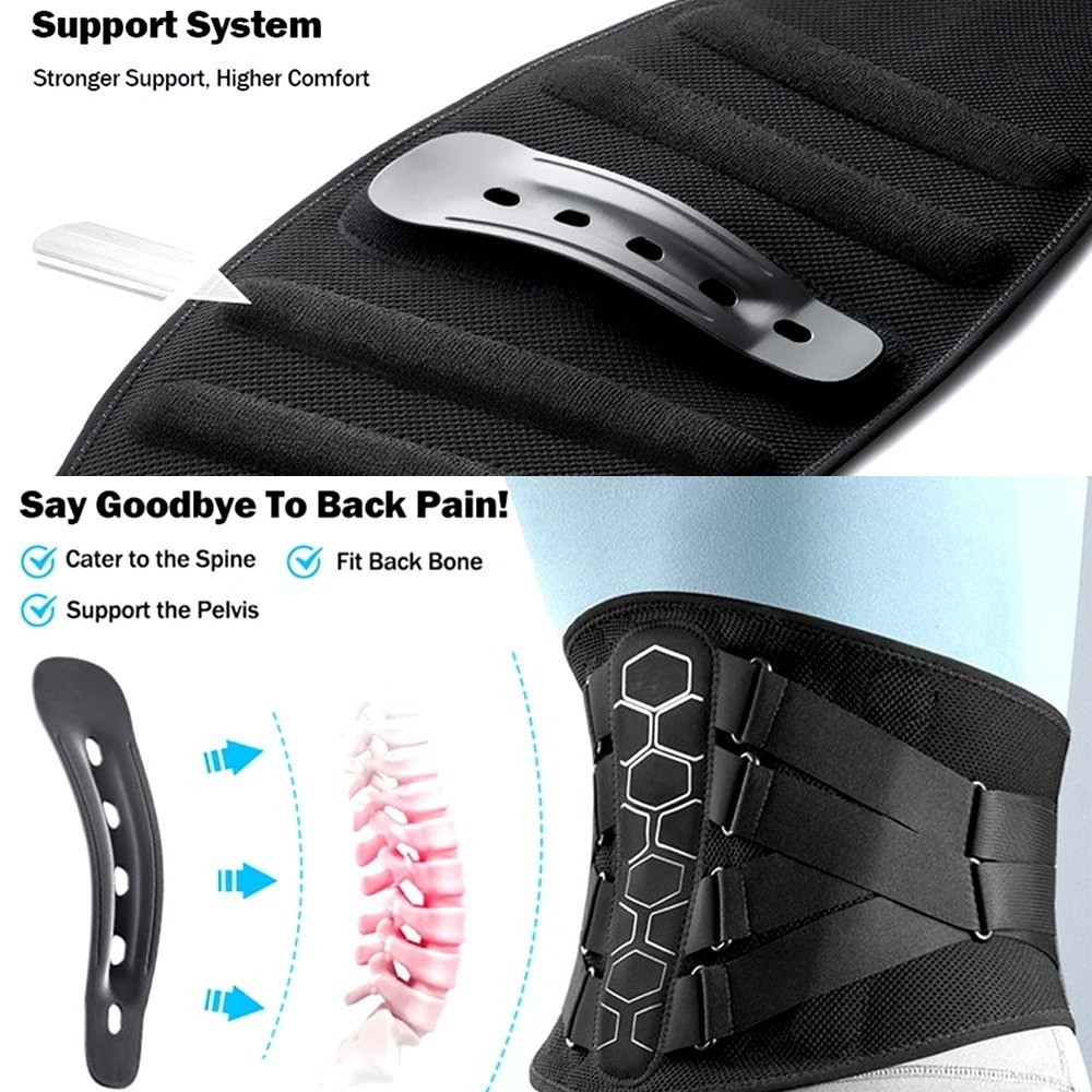 Copper Fit X-Back Brace for Lower Back Pain, Lumbar Support, (Large/XLarge)