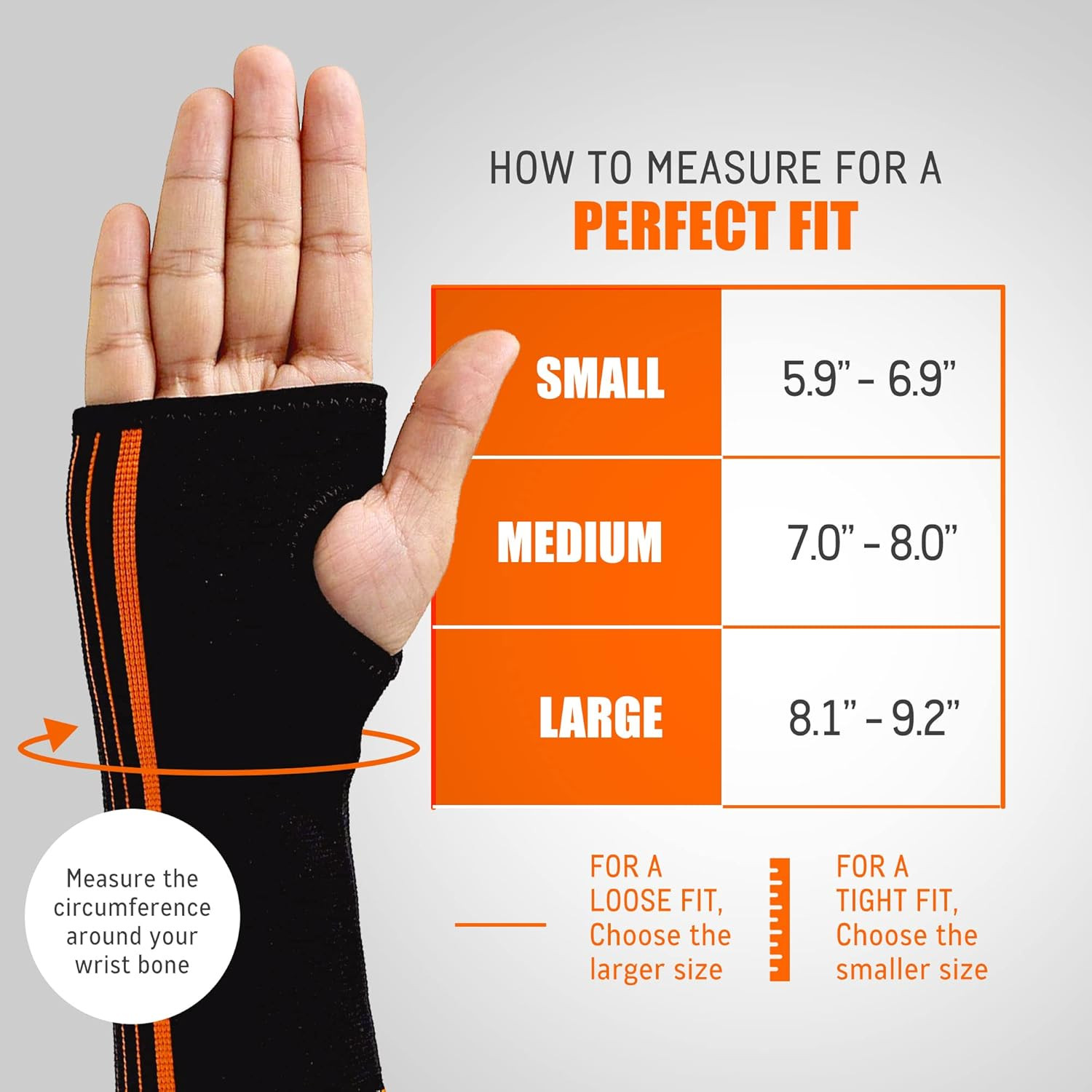 ® – Forearm and Wrist Brace for Carpal Tunnel & Exercise, Moisture-Wicking Adjus