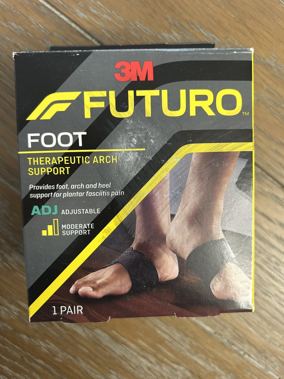 3M Futuro Foot Therapeutic Arch Support Adjustable Moderate Support, 1 Pair New
