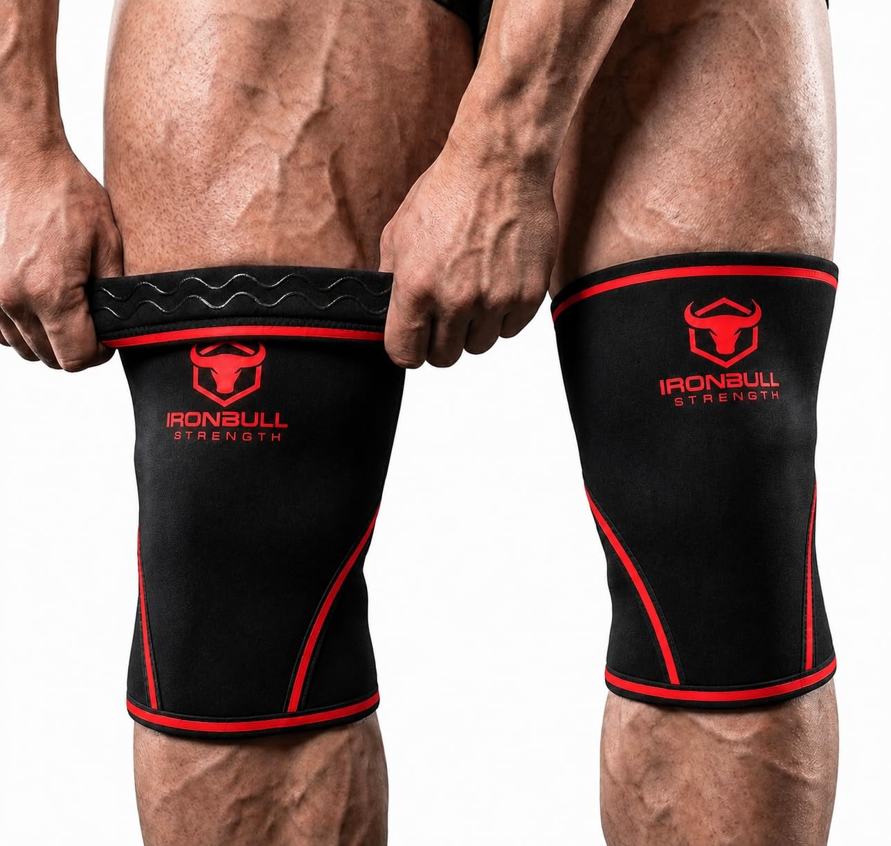 7mm Knee Sleeves (Pair) for Weightlifting & Powerlifting (USPA, IPL, IWF & USAW