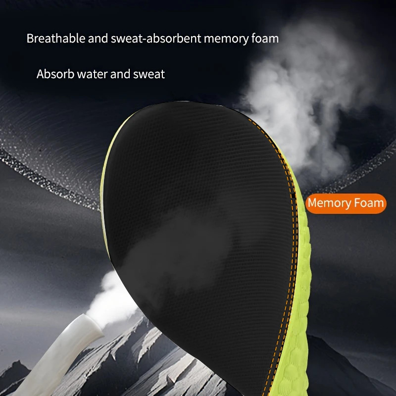 Memory Foam Height Increase Insoles for Men Women Shoes Flat Feet Arch Support O