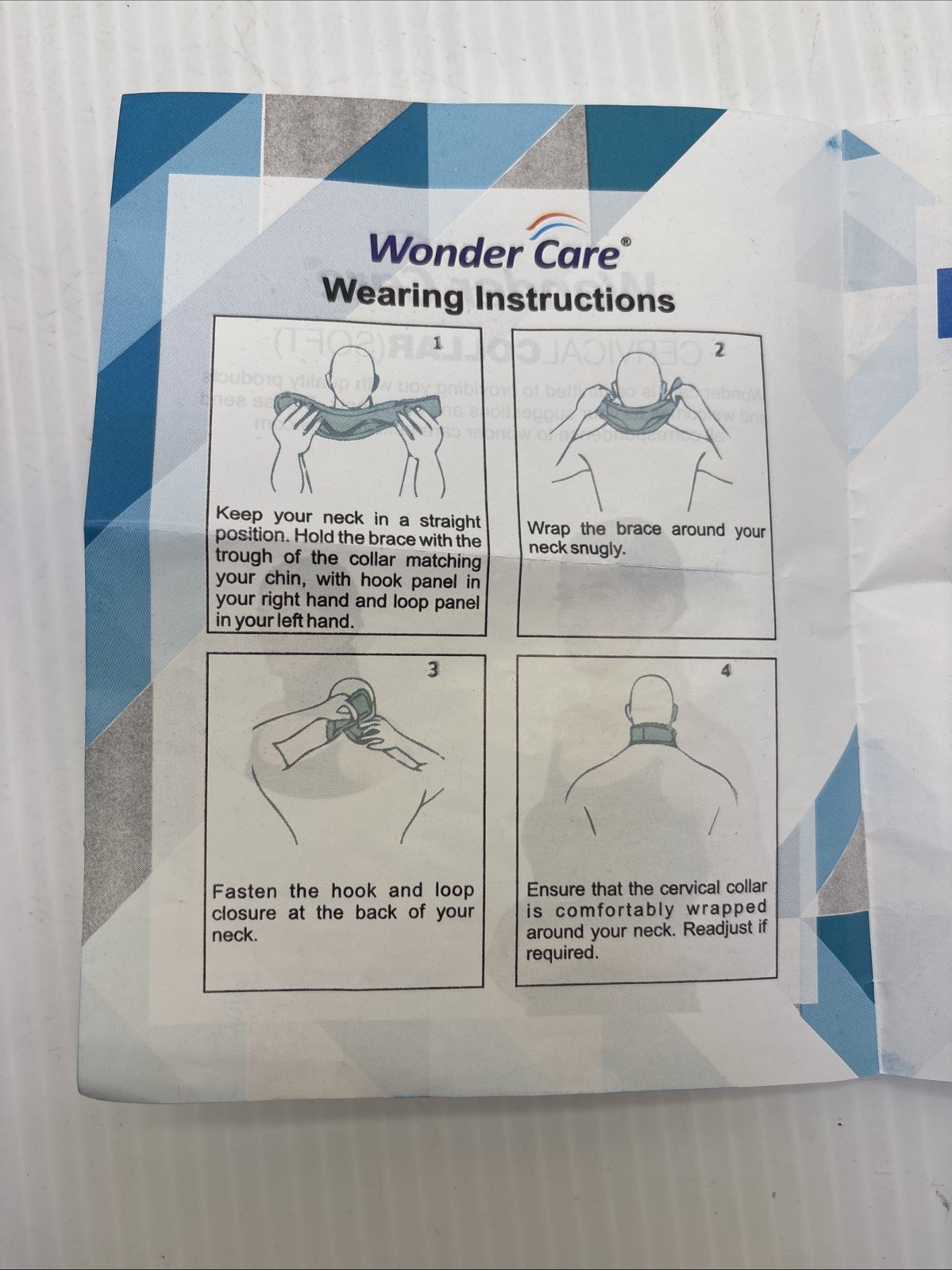 Wonder Care Adjustable Collar Neck Support Brace Neck Support Soft Collar {97}