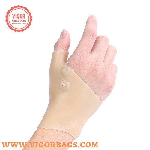 Magnetic Therapy Wrist Thumb Support Silicone Gel Arthritis Corrector Gloves
