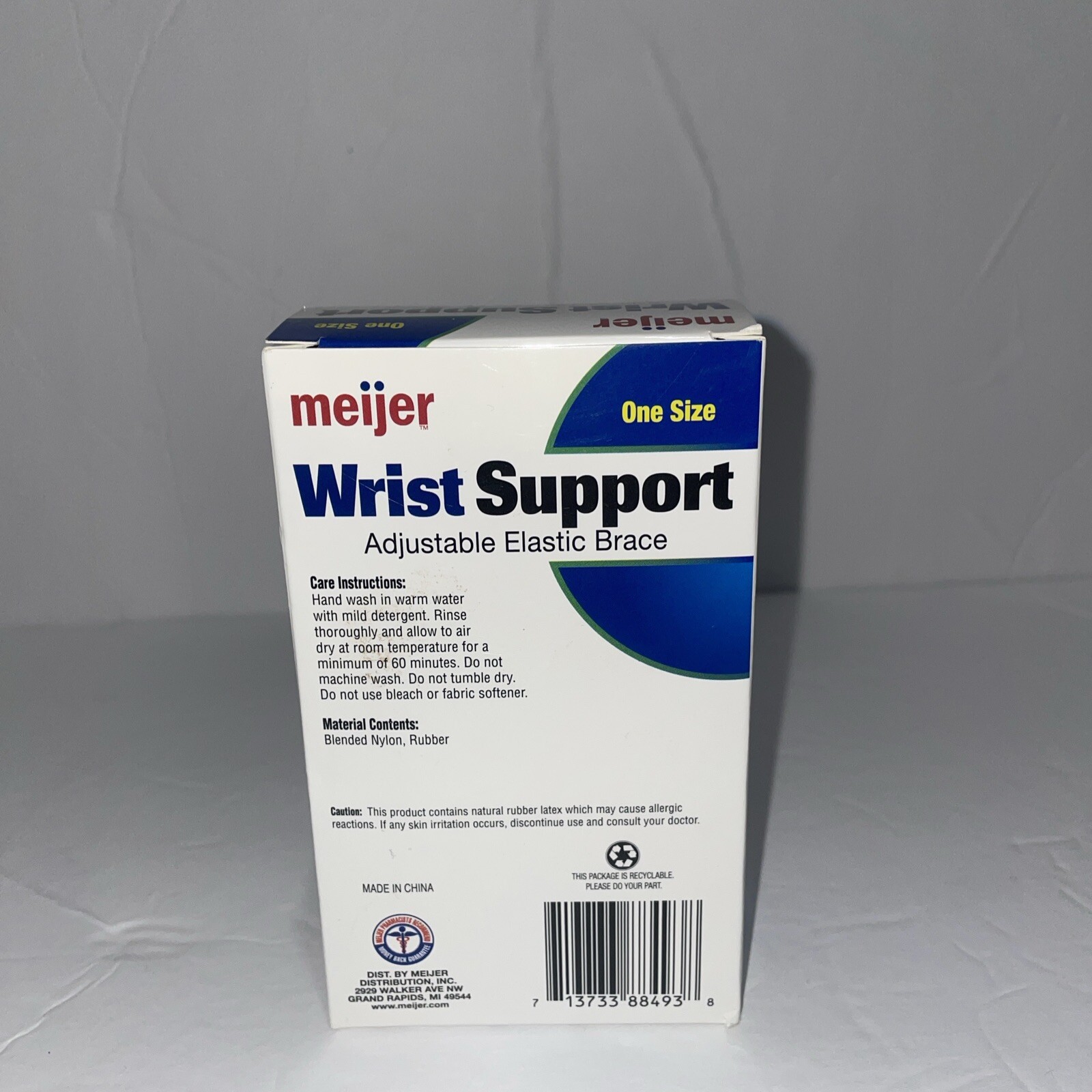 Meijer Wrist Adjustable Support 1 Brace, One Size