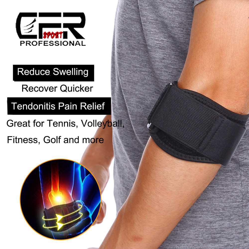 Tennis Elbow Brace for Arthritis Tendonitis Golfers Elbow Forearm Strap Wrap CFR