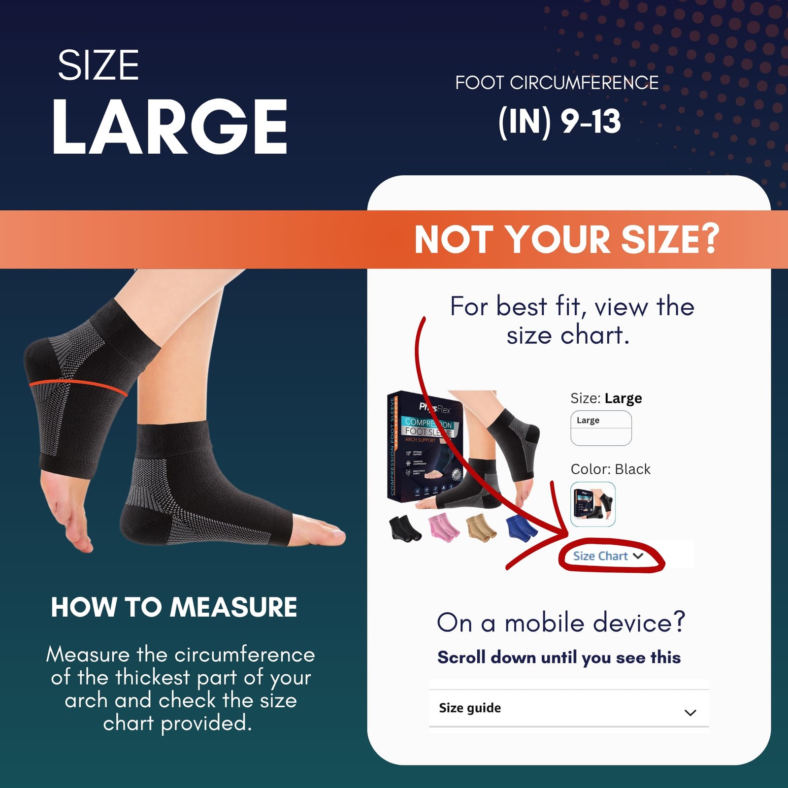 Ankle Brace Support Compression Socks Foot Wrap For Tendonitis Arthritis