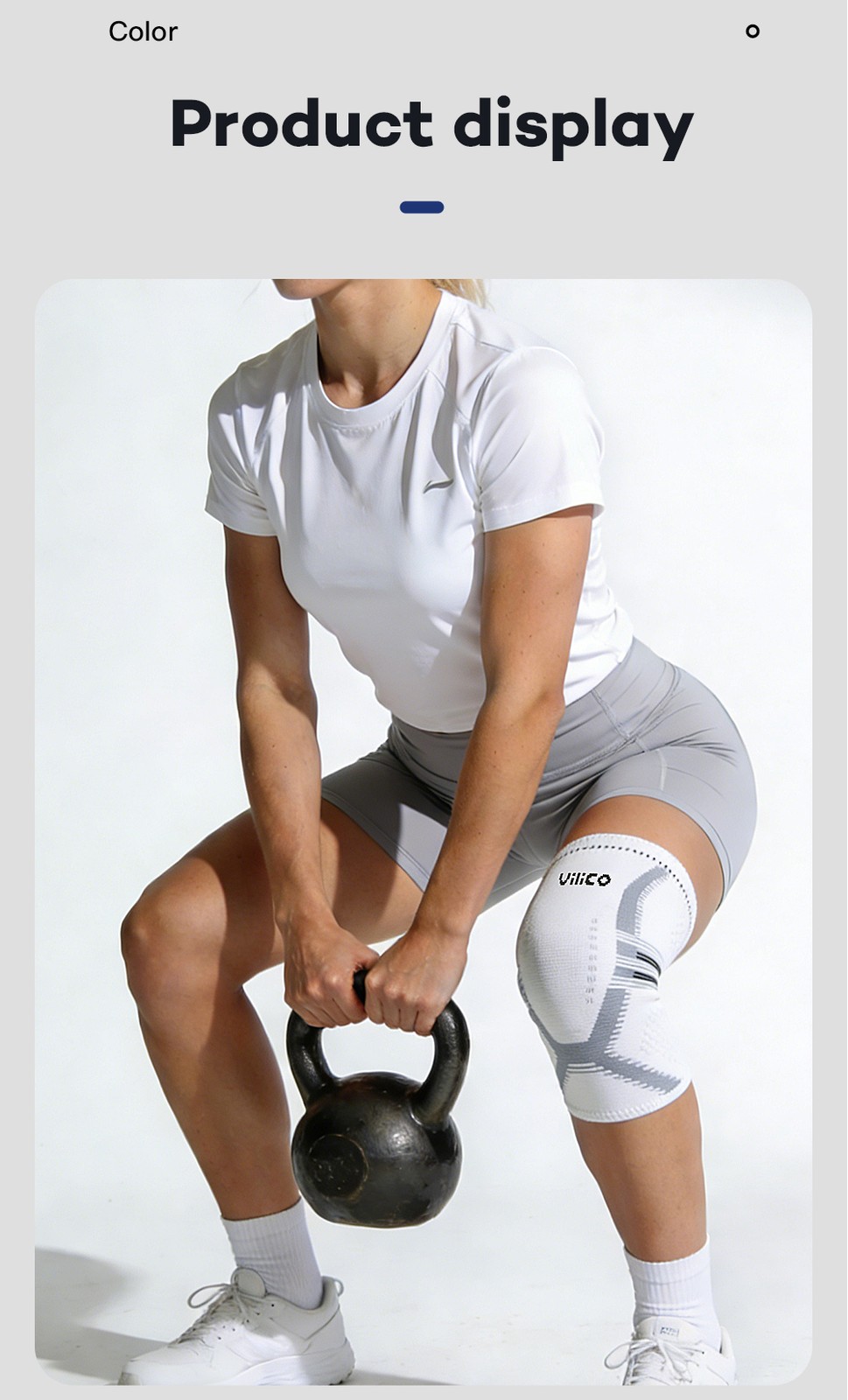 Knee Sleeve Compression Brace Support For Sport Gym Joint Pain Arthritis Relief