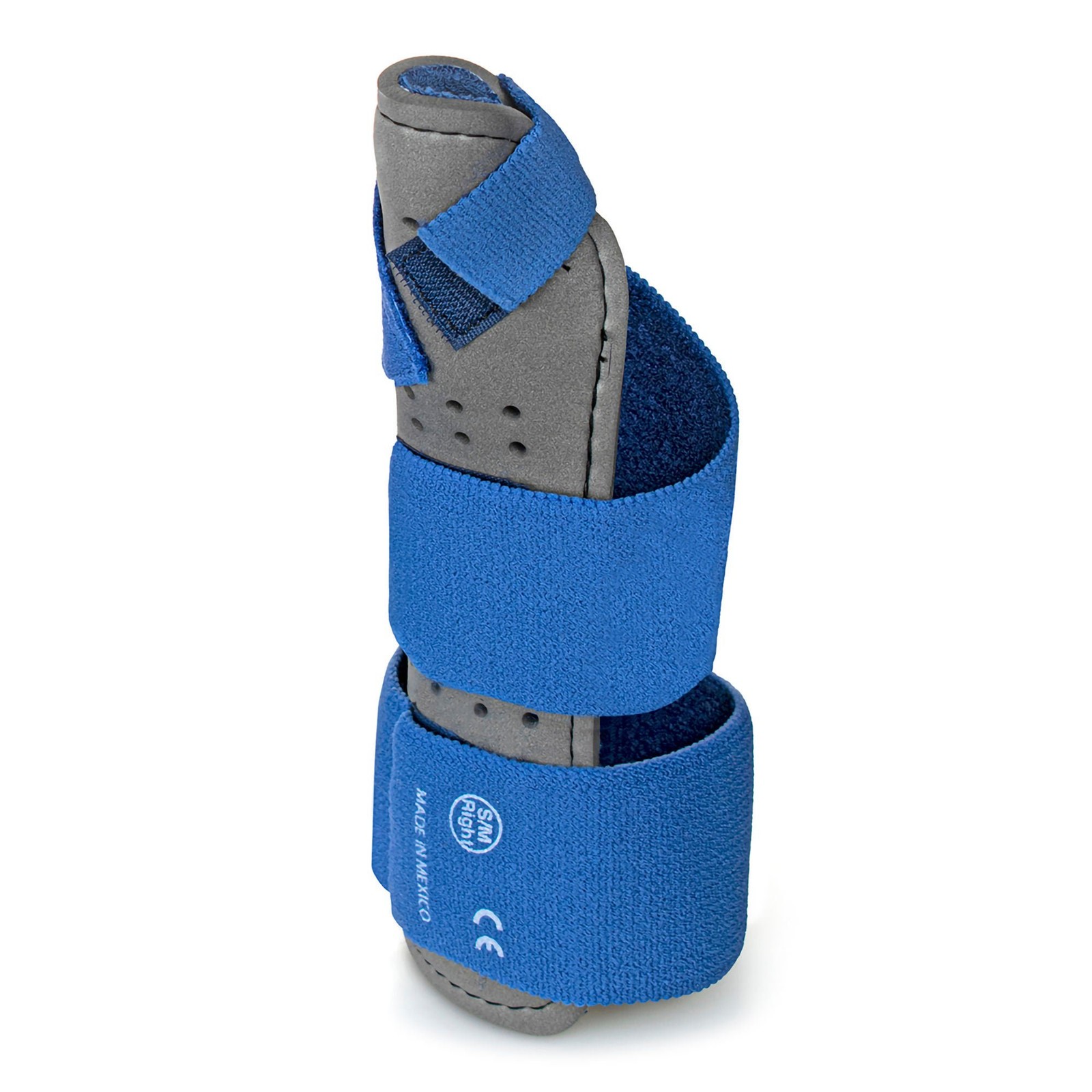 McKesson Hook and Loop Strap Wrist Brace with Thumb Spica for Right Hand