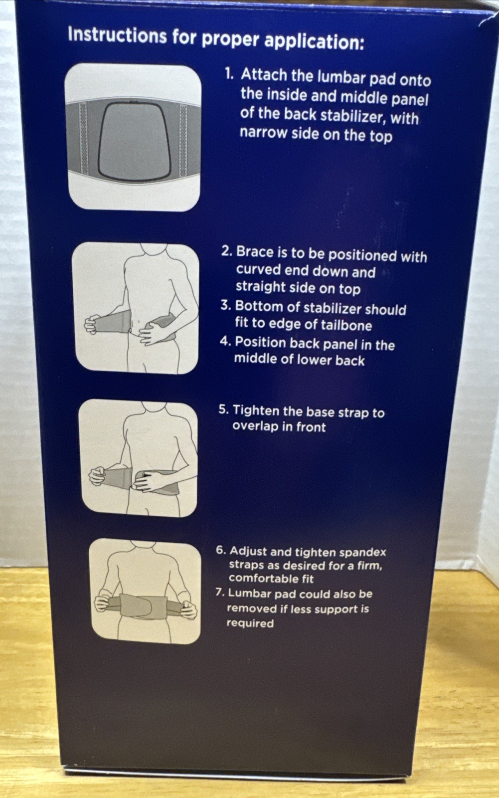 Walgreens Deluxe Back Stabilizer S/M Support Belt Dual Adjustable Straps Size