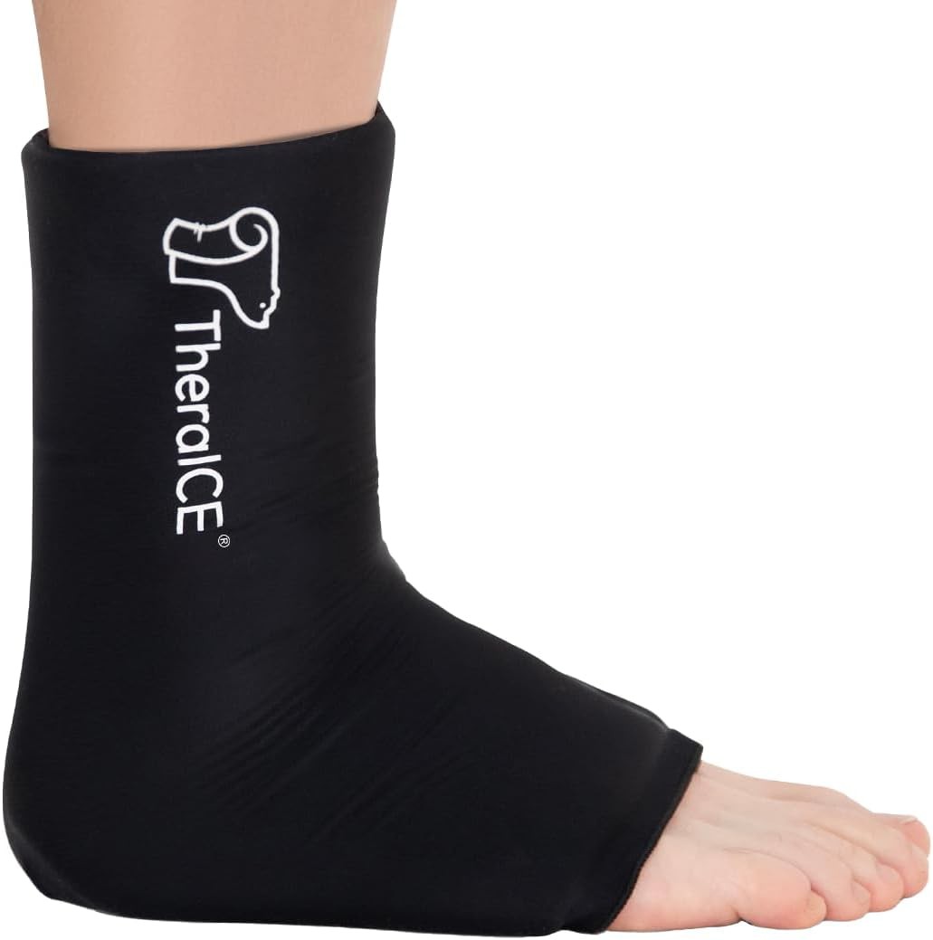 TheraICE Ankle Ice Pack Wrap, Achilles Tendonitis Brace, Plantar Fasciitis | …