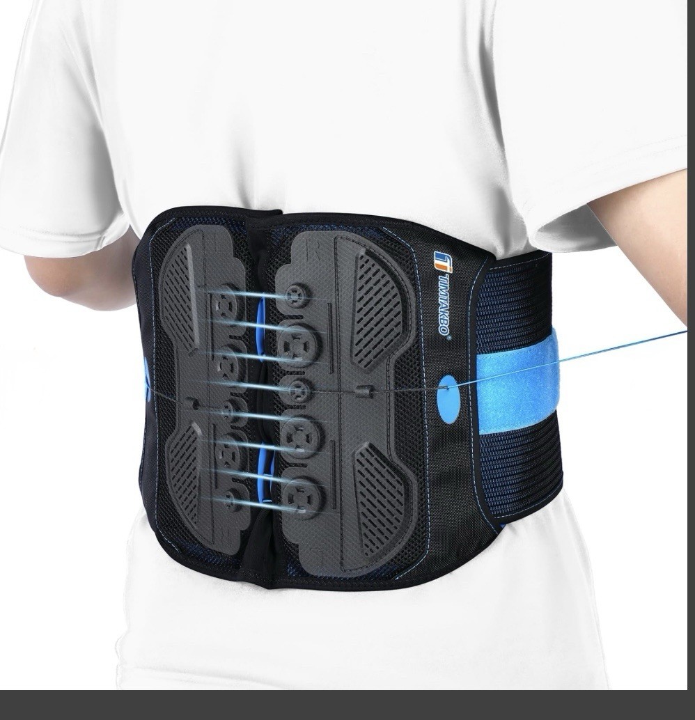 T TIMTAKBO Lumbar Support Belt,Back Brace for Lower Back Pain Women Men Low B…