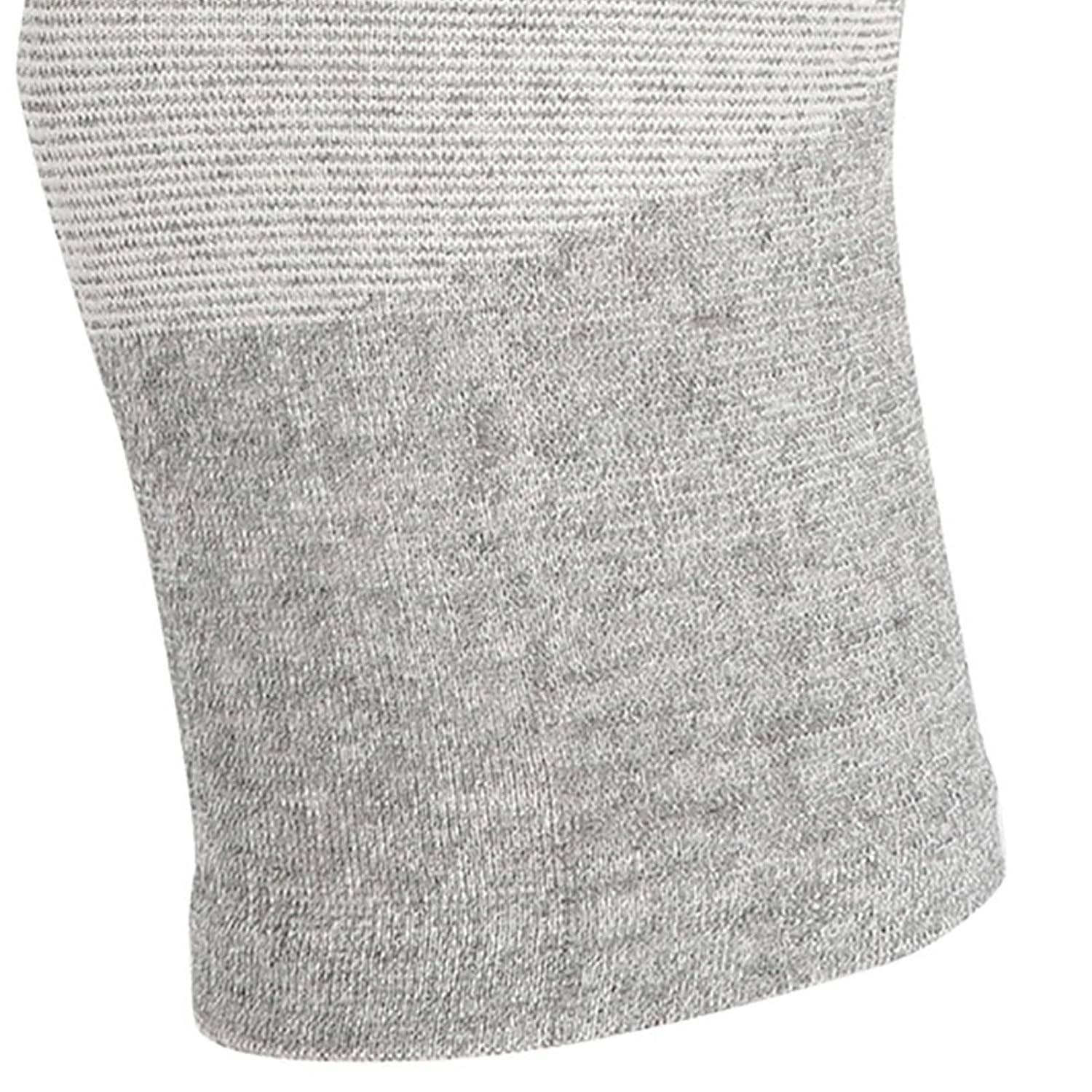 Sport Knee Brace Bamboo Charcoal Compression Sleeve for Running Cycling Grey