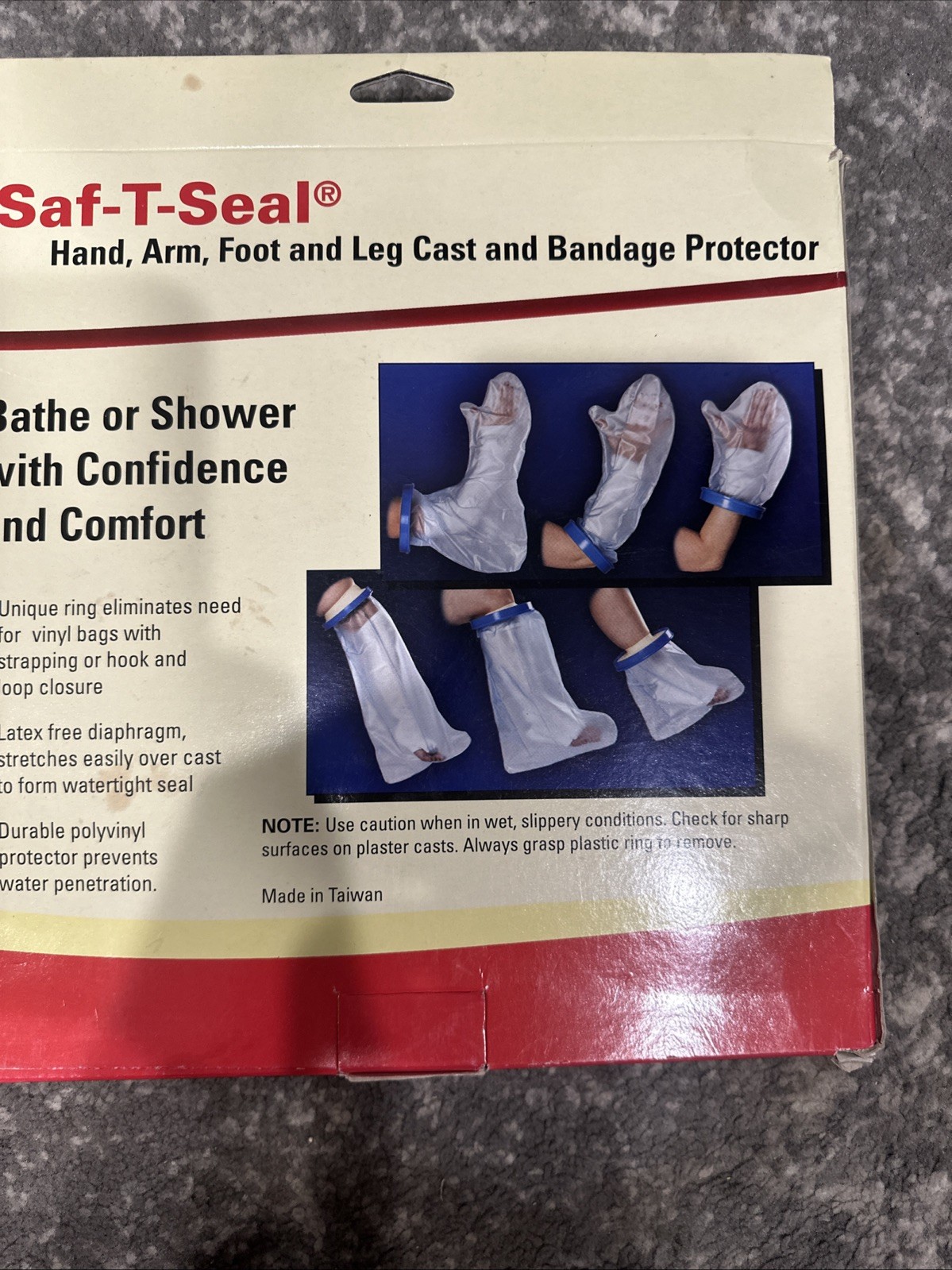 Saf-T-Seal Hand, Arm, Foot Leg Cast Bandage Protector Large Arm 22″ Pediatric