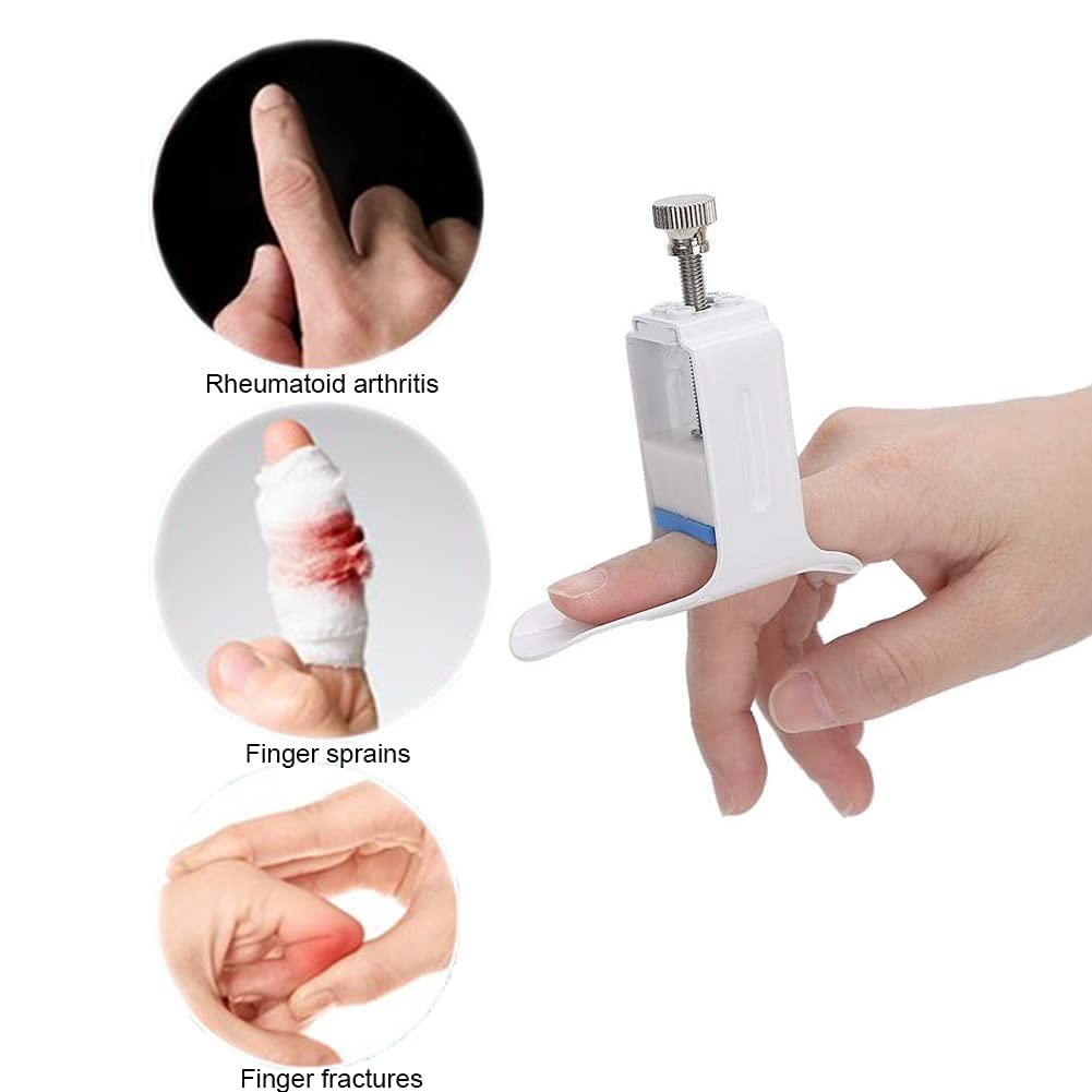 Finger Joint Straightener White Average Size Finger Joint Extension Support