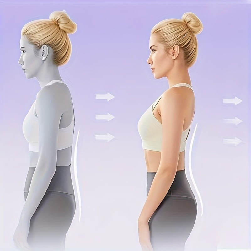Four-Stage Adjustable Magnetic Back Stretcher And Posture Corrector – Ergonomic