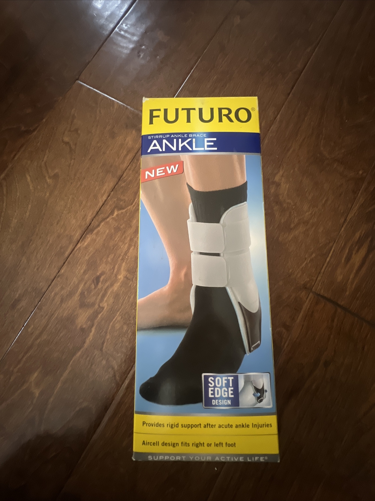 Futuro Stirrup Ankle Brace Soft Edge Design Adjust To Fit Firm Stabilizing NEW