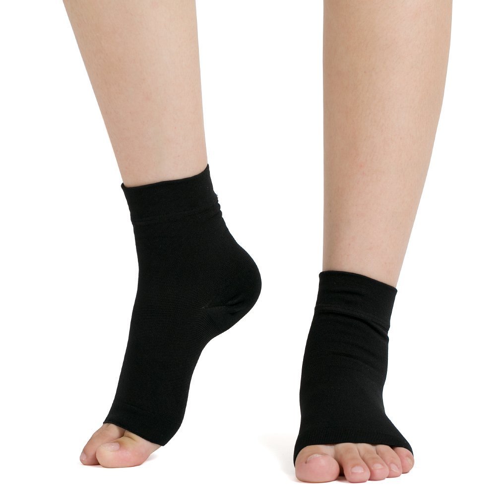 Ankle Compression Support Sleeve Plantar Fasciitis Socks Foot Swelling Pain Lot